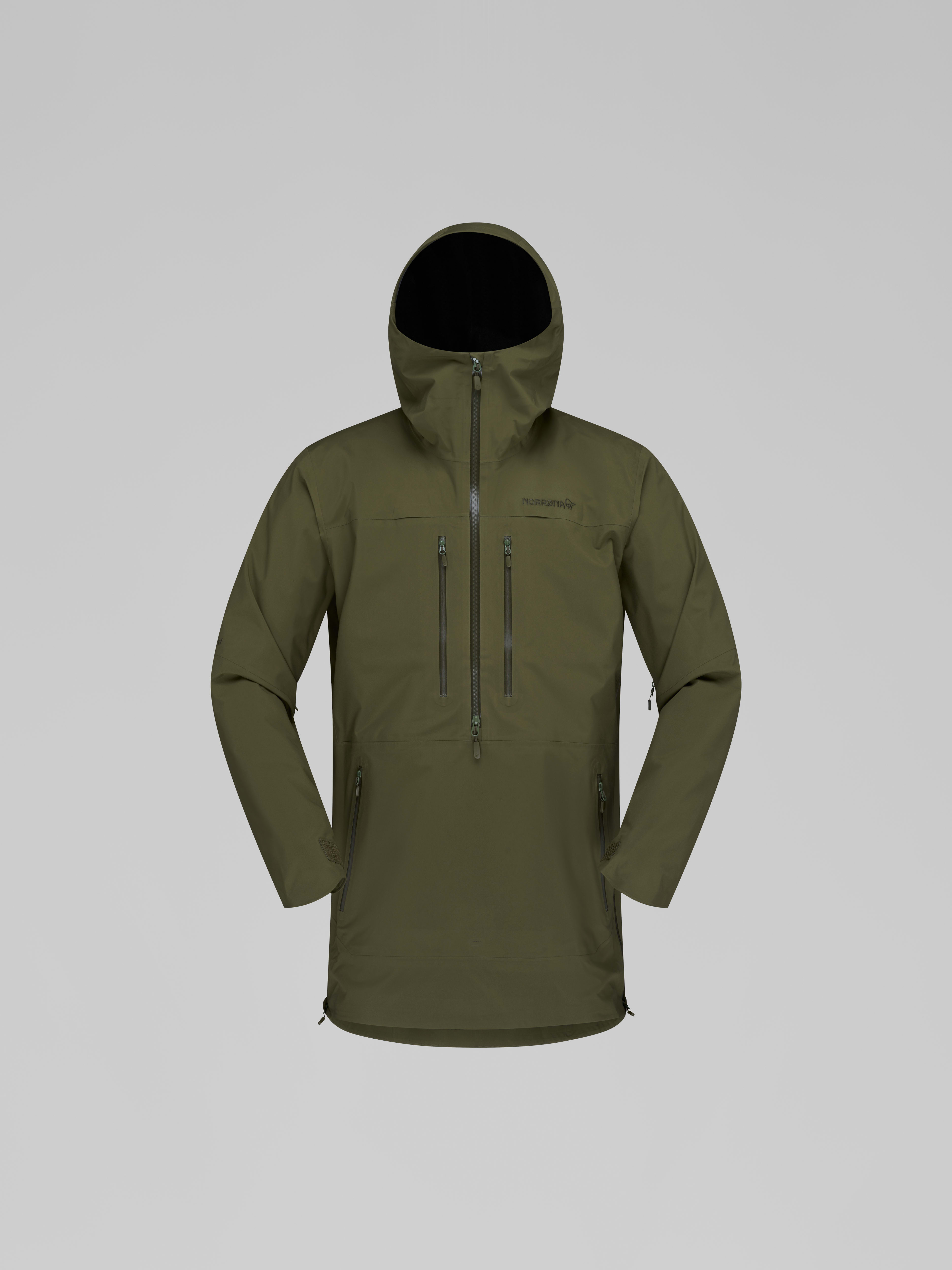 Packshot front image of kvinnherad dri3 Parka Olive Night