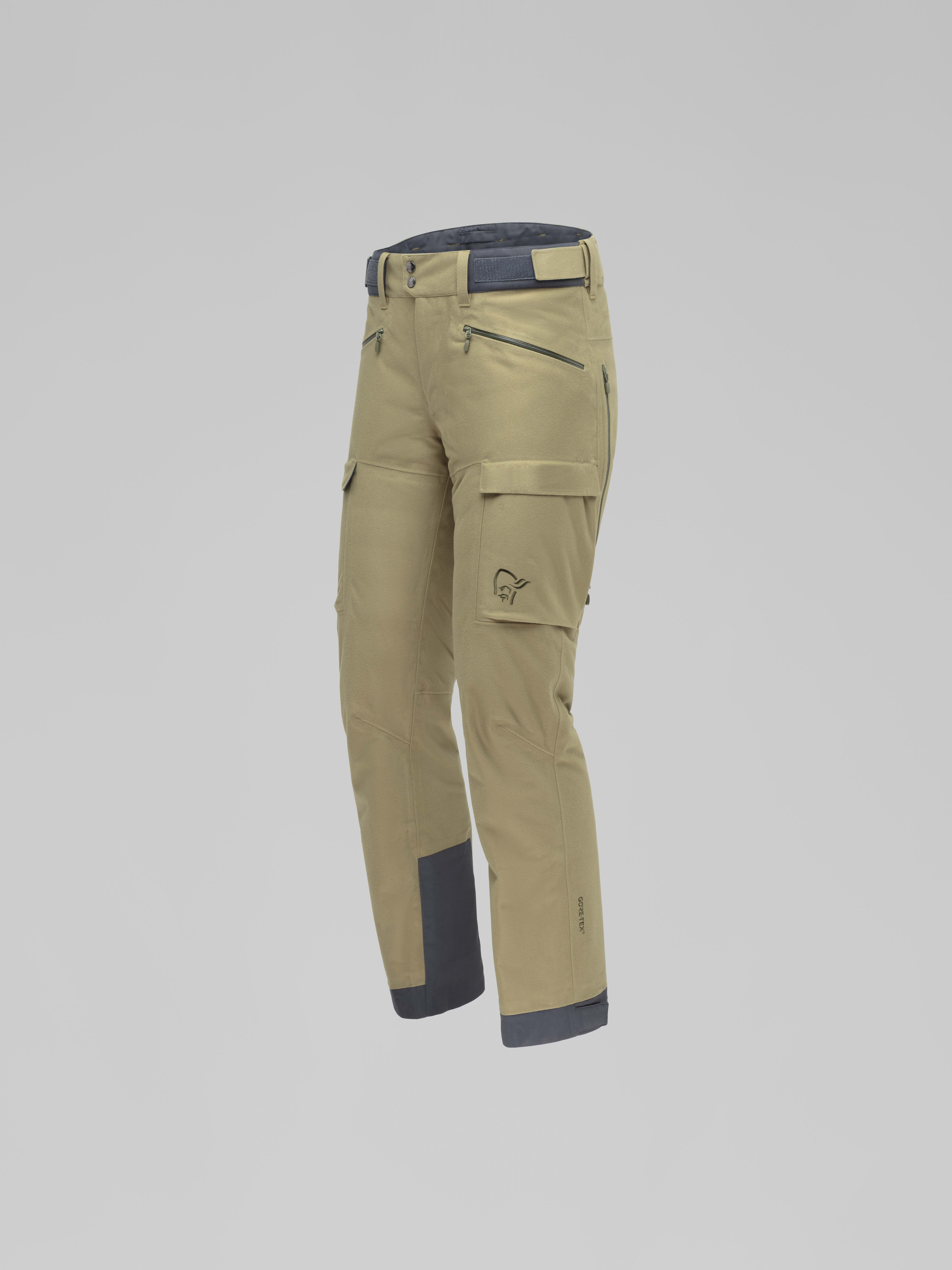 Packshot front left image of kvinnherad Gore-Tex Pants Olive Drab