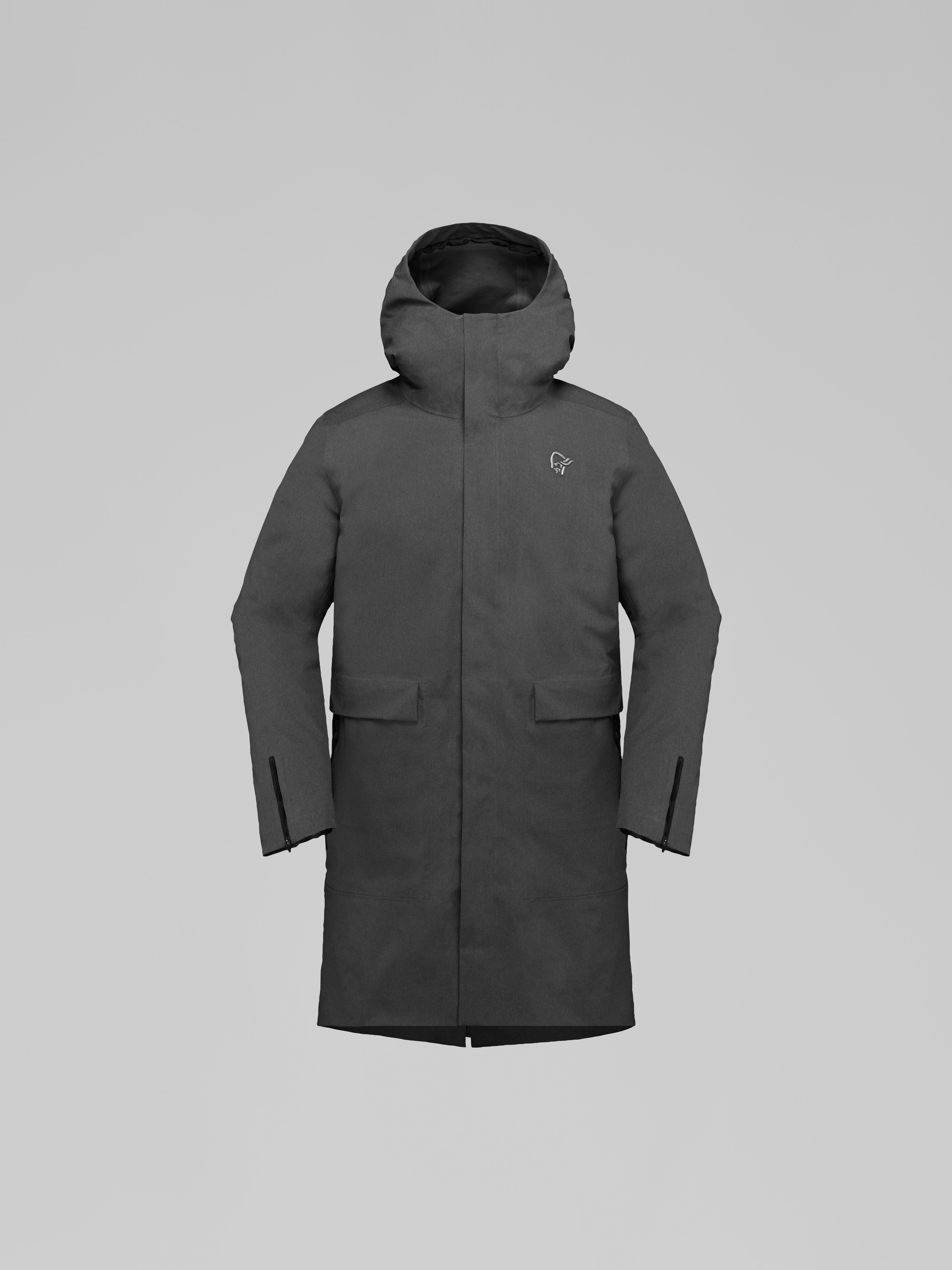 Packshot front image of oslo Gore-Tex down850 Parka Caviar Black