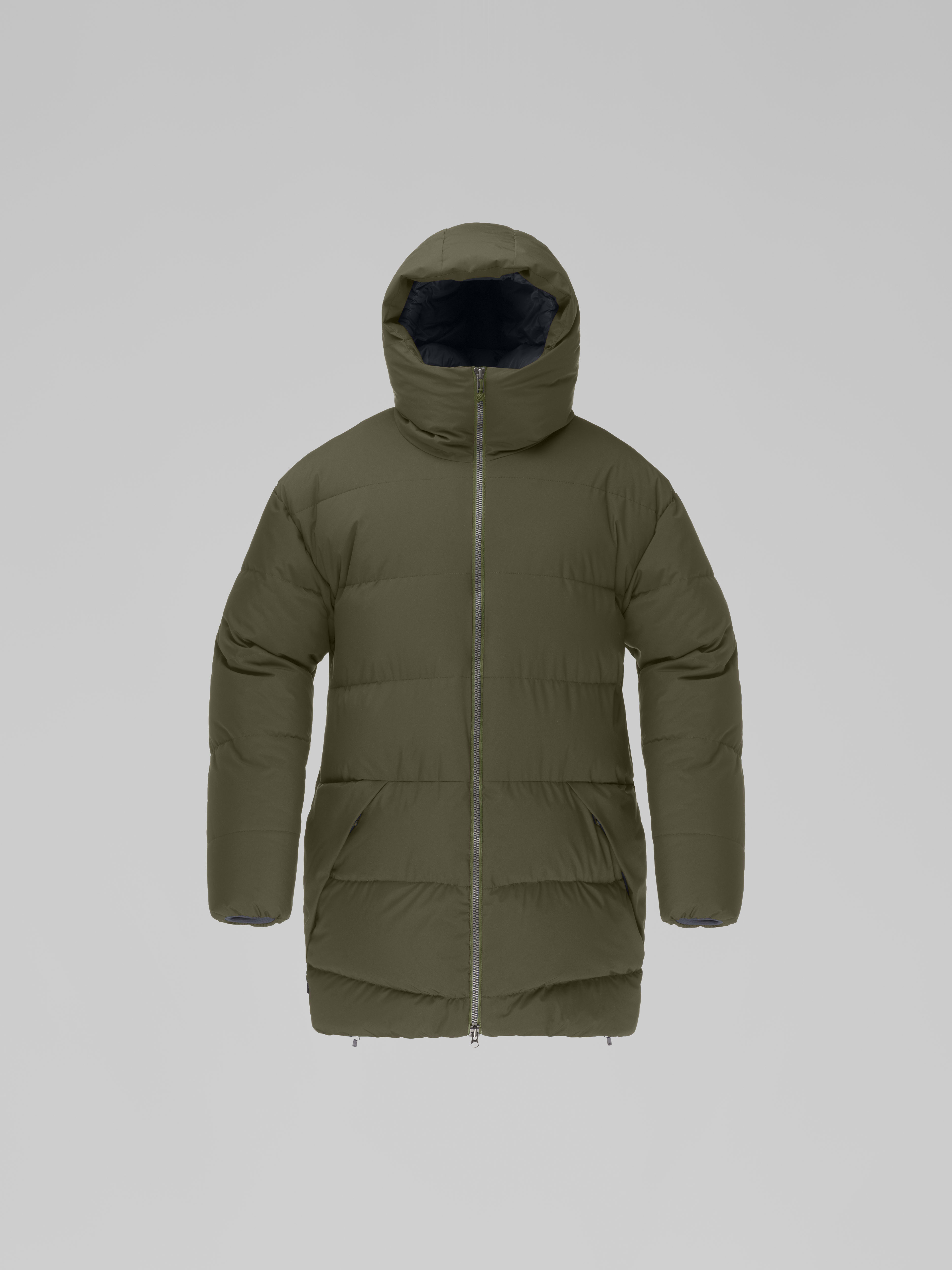 Packshot front image of oslo duvet Jacket Olive Night