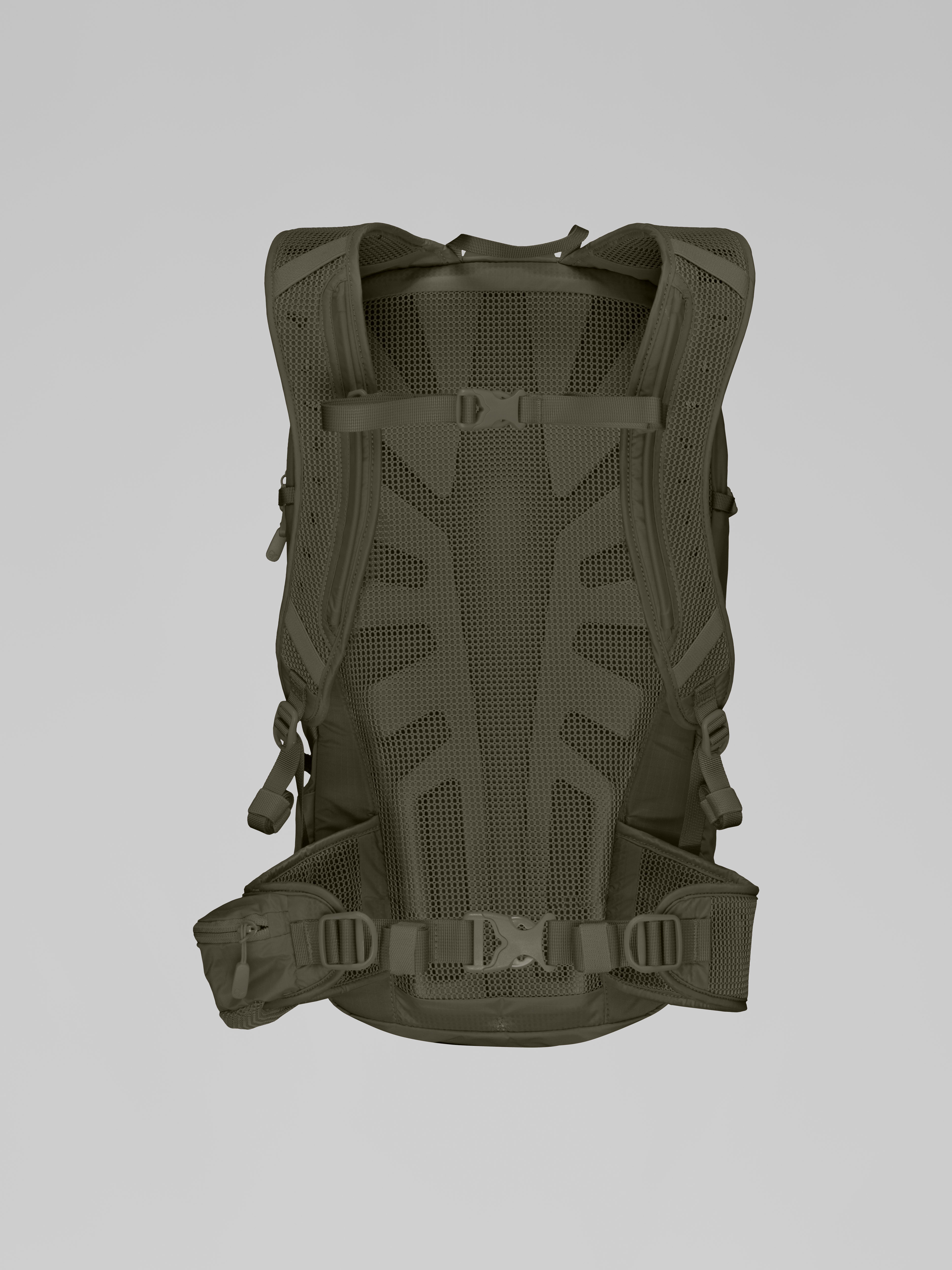 Packshot back image of femund econyl70 20L Pack Olive Night