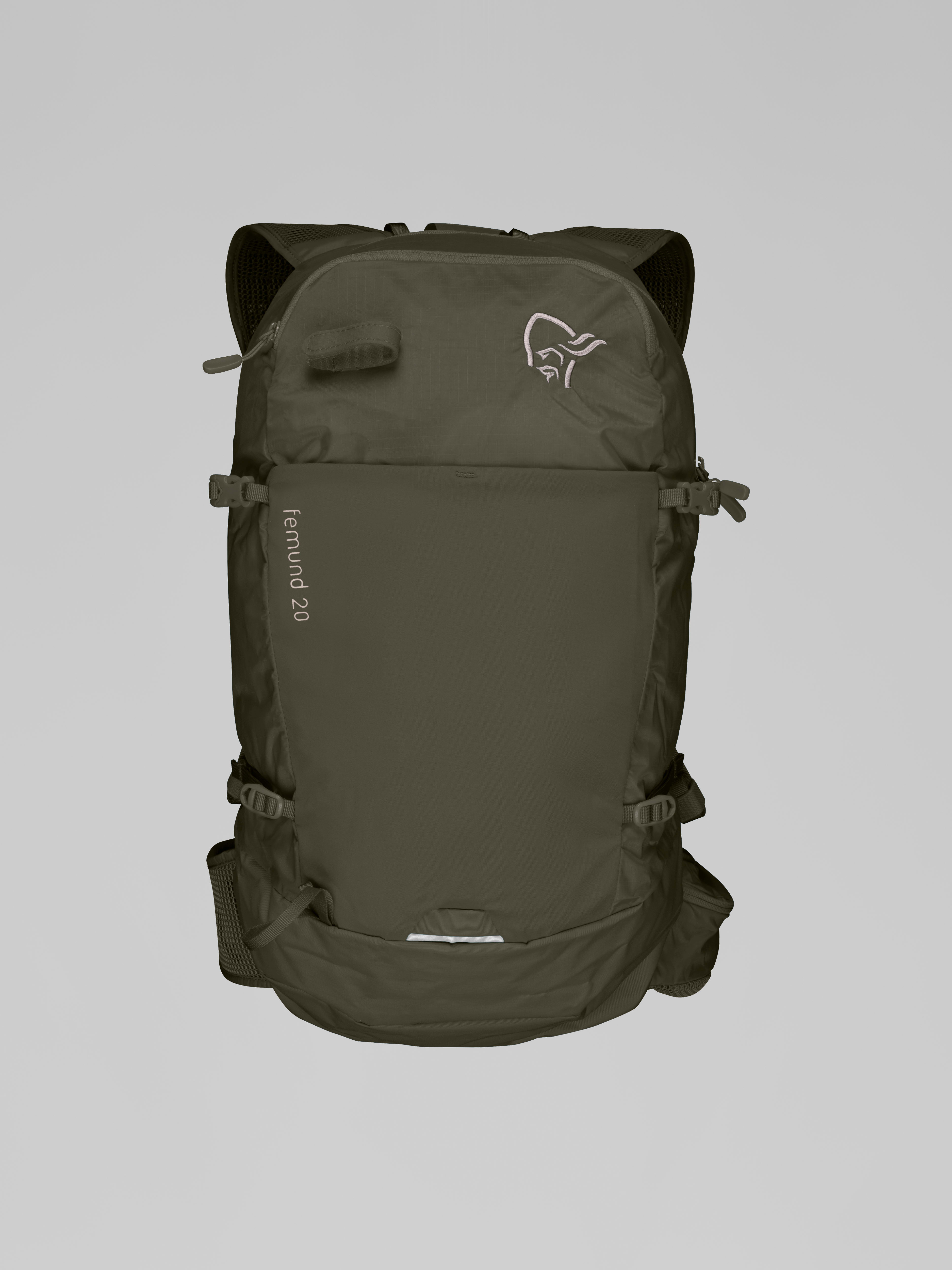 Packshot front image of femund econyl70 20L Pack Olive Night