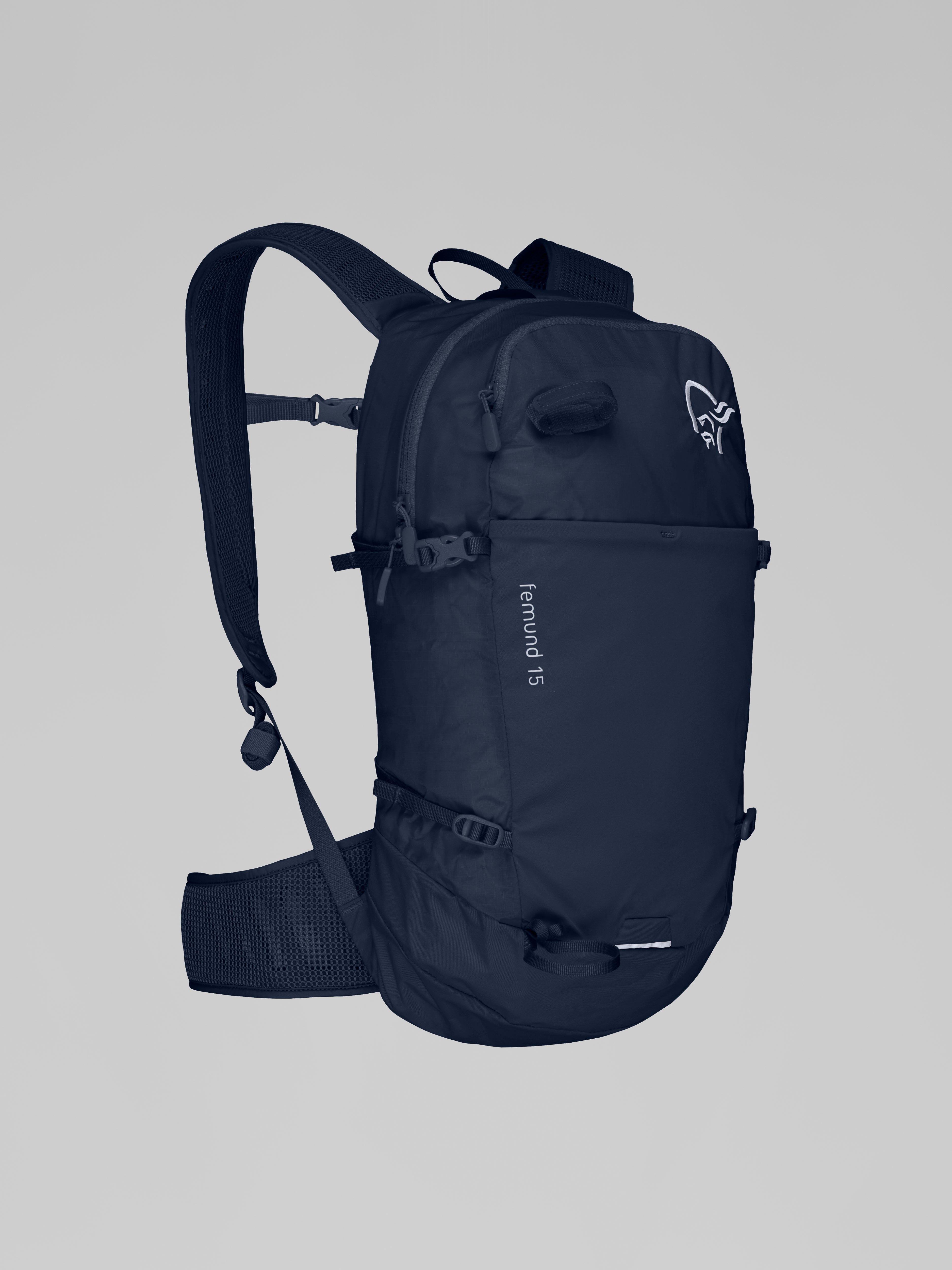 Packshot back image of femund econyl70 15L Pack Indigo Night Blue