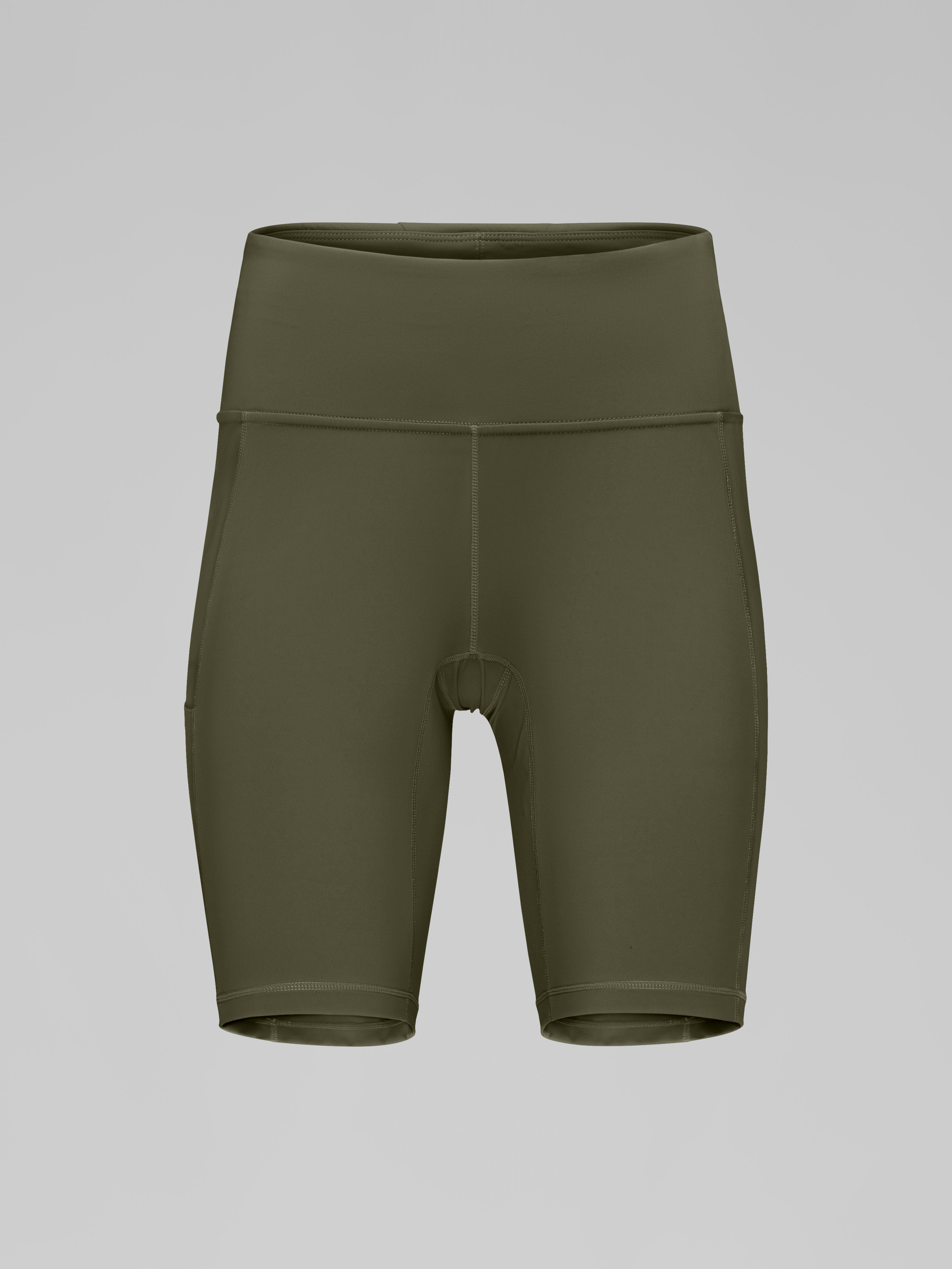 Packshot front image of norrona short Tights Olive Night