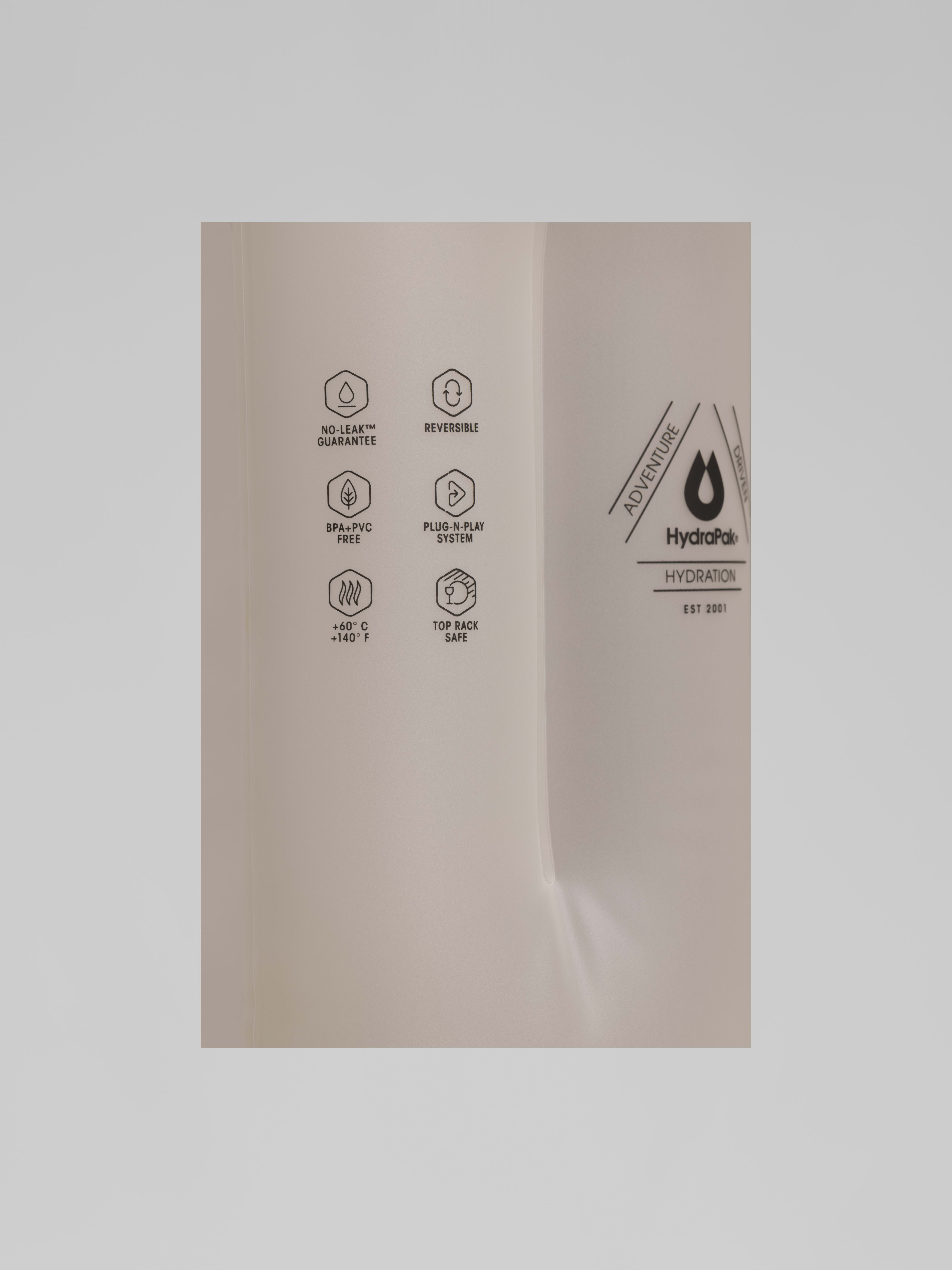 Packshot back image of norrona drinking system 3L Drinking system Transparent