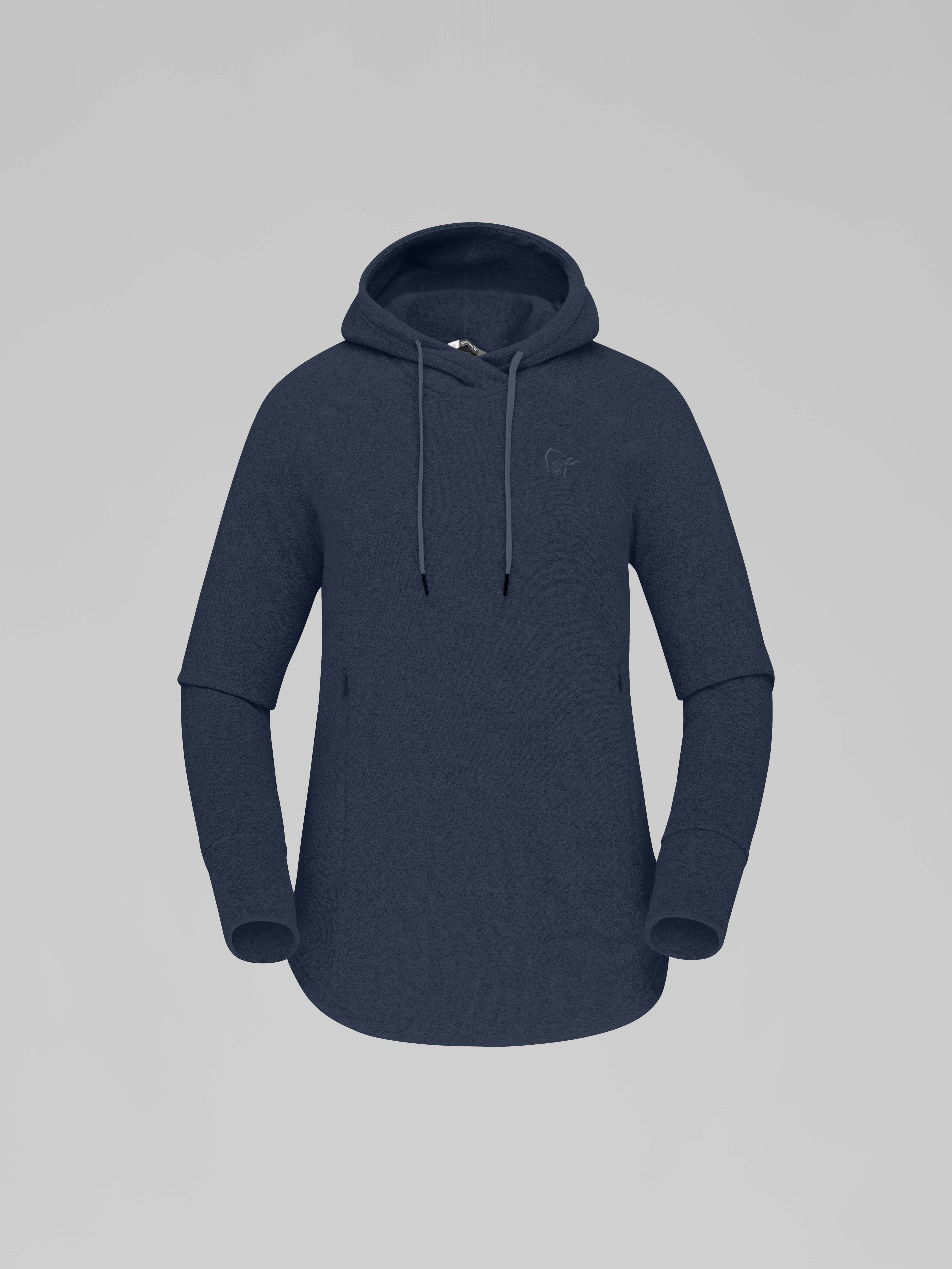 Packshot front image of norrona warm2 Hood Indigo Night