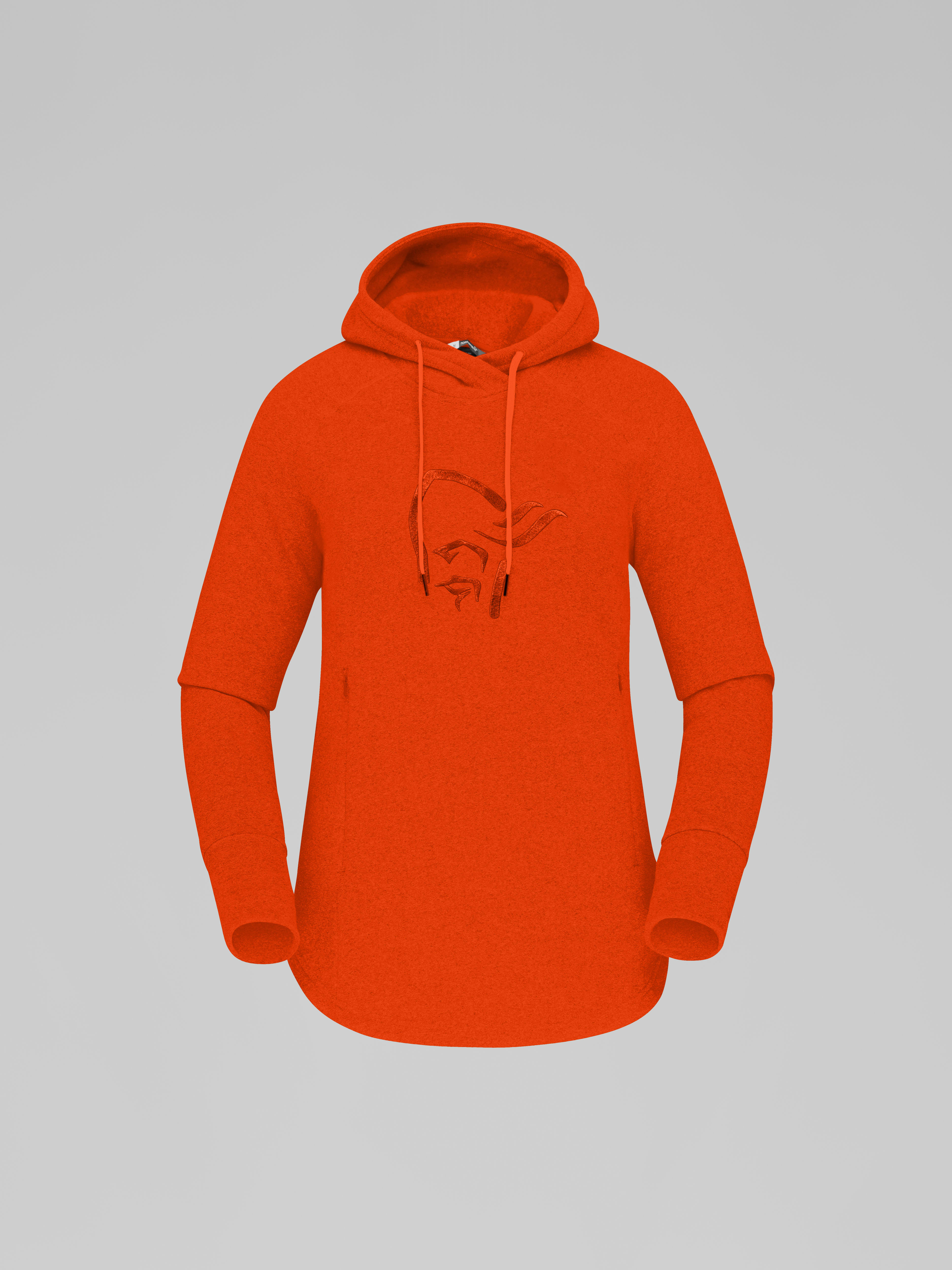 Packshot front image of norrona warm2 Hood Arednalin