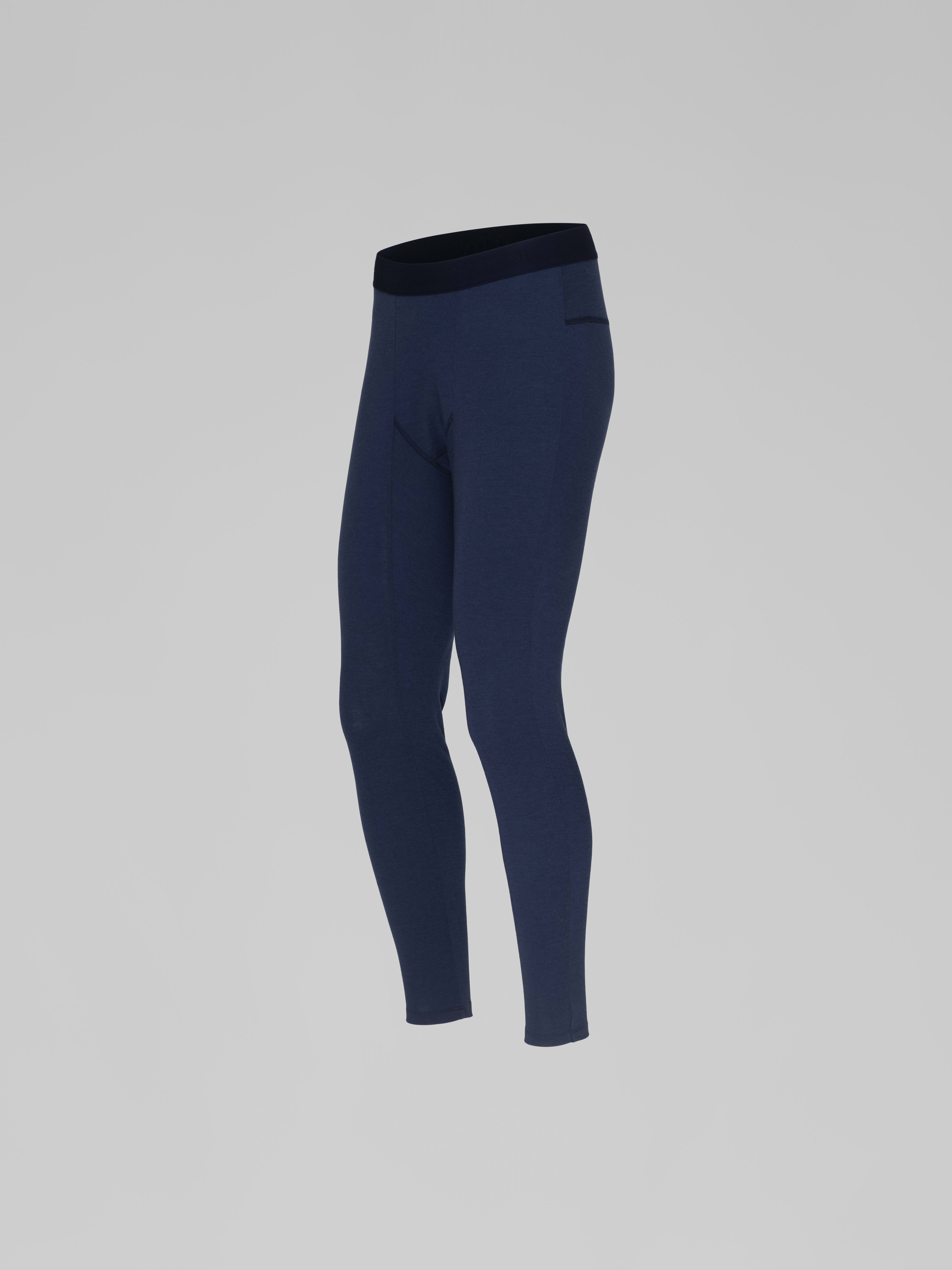Packshot front left image of norrona pureUll Longs Indigo Night
