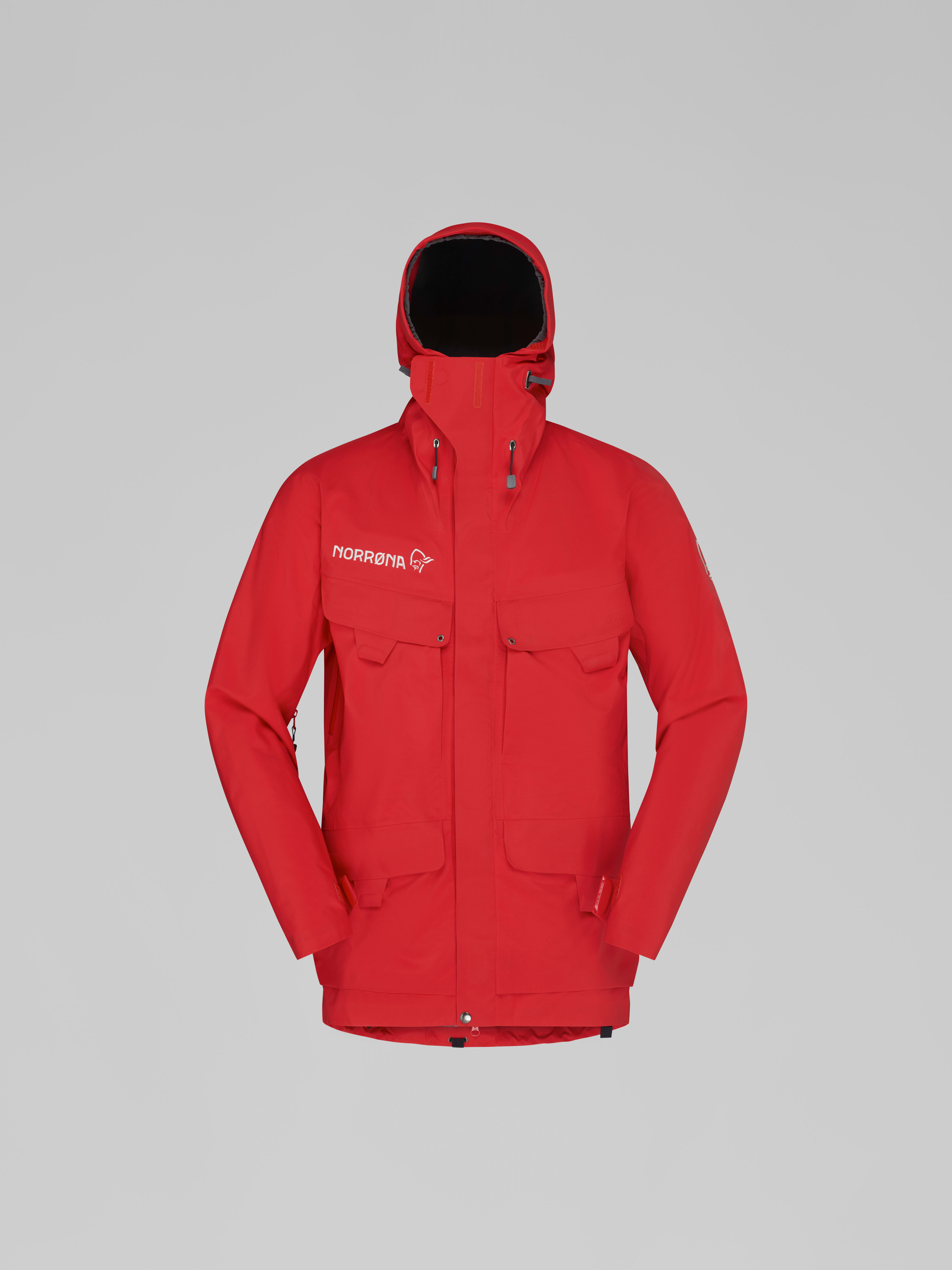 Packshot front image of arktis Gore-Tex Pro Ousland Edition Jacket Flame Scarlet