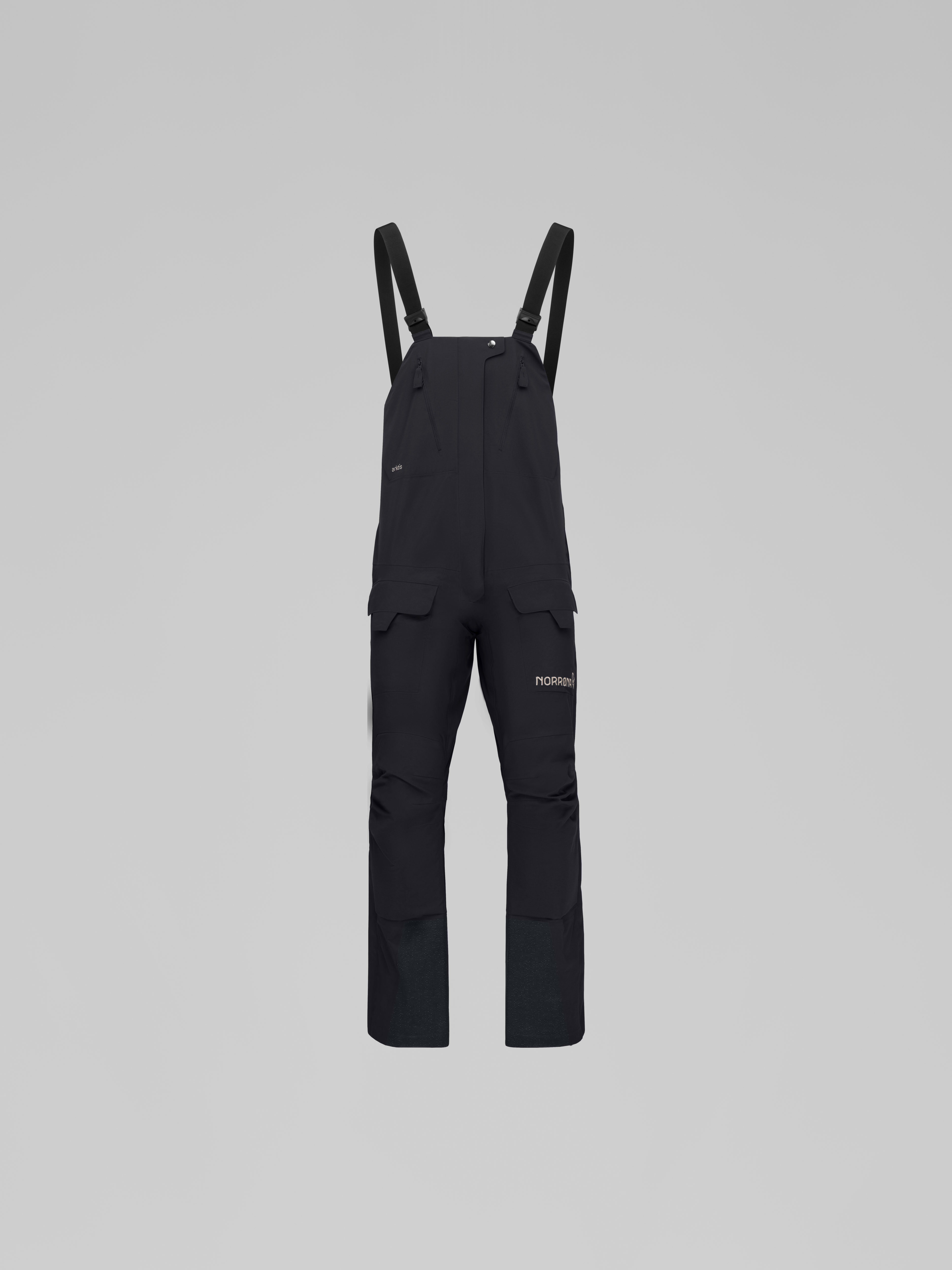 Packshot front image of arktis Gore-Tex Pro Ousland Edition Bibs Caviar Black