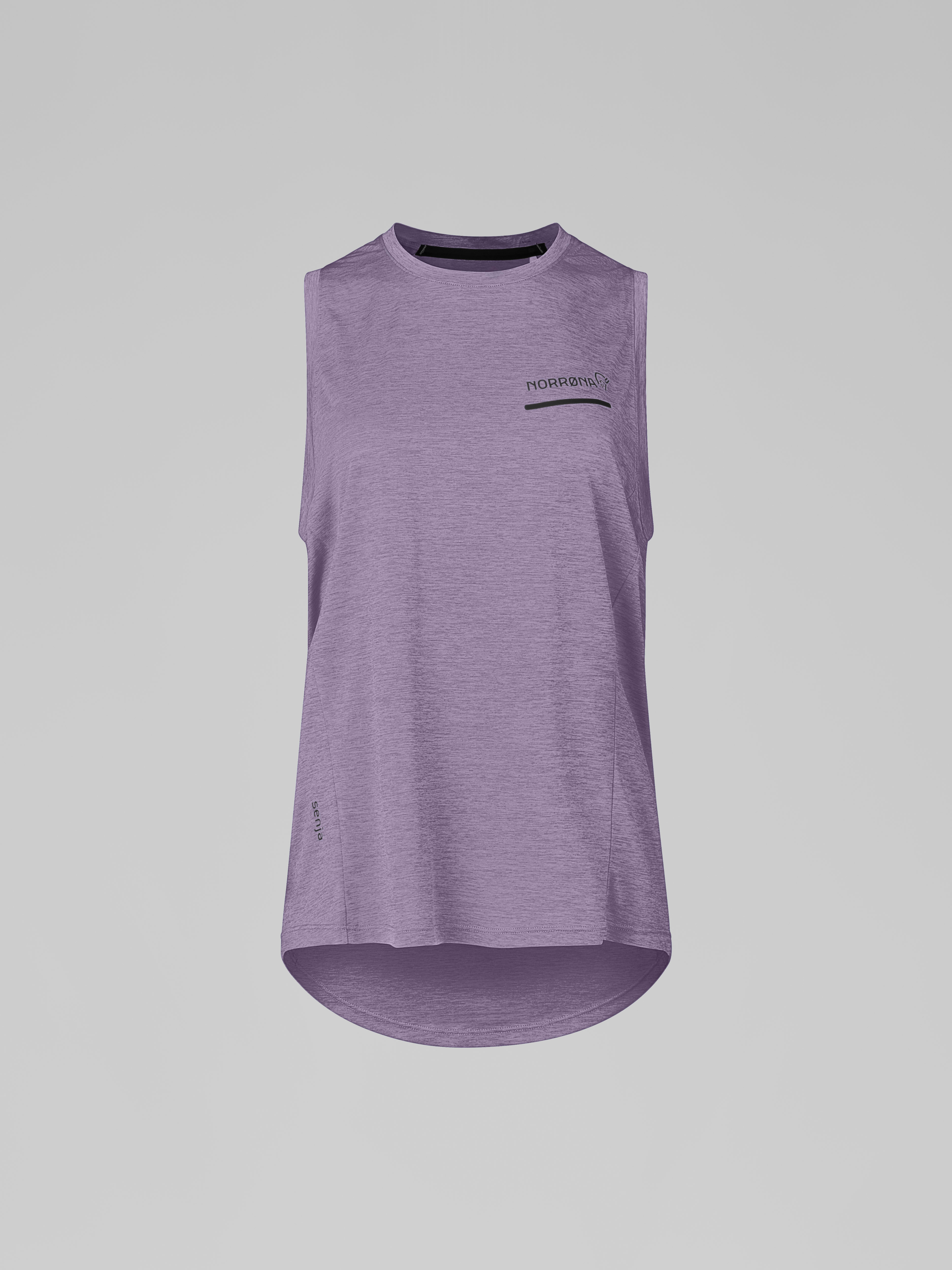 Packshot front image of senja equaliser Tank Top Purple Sage
