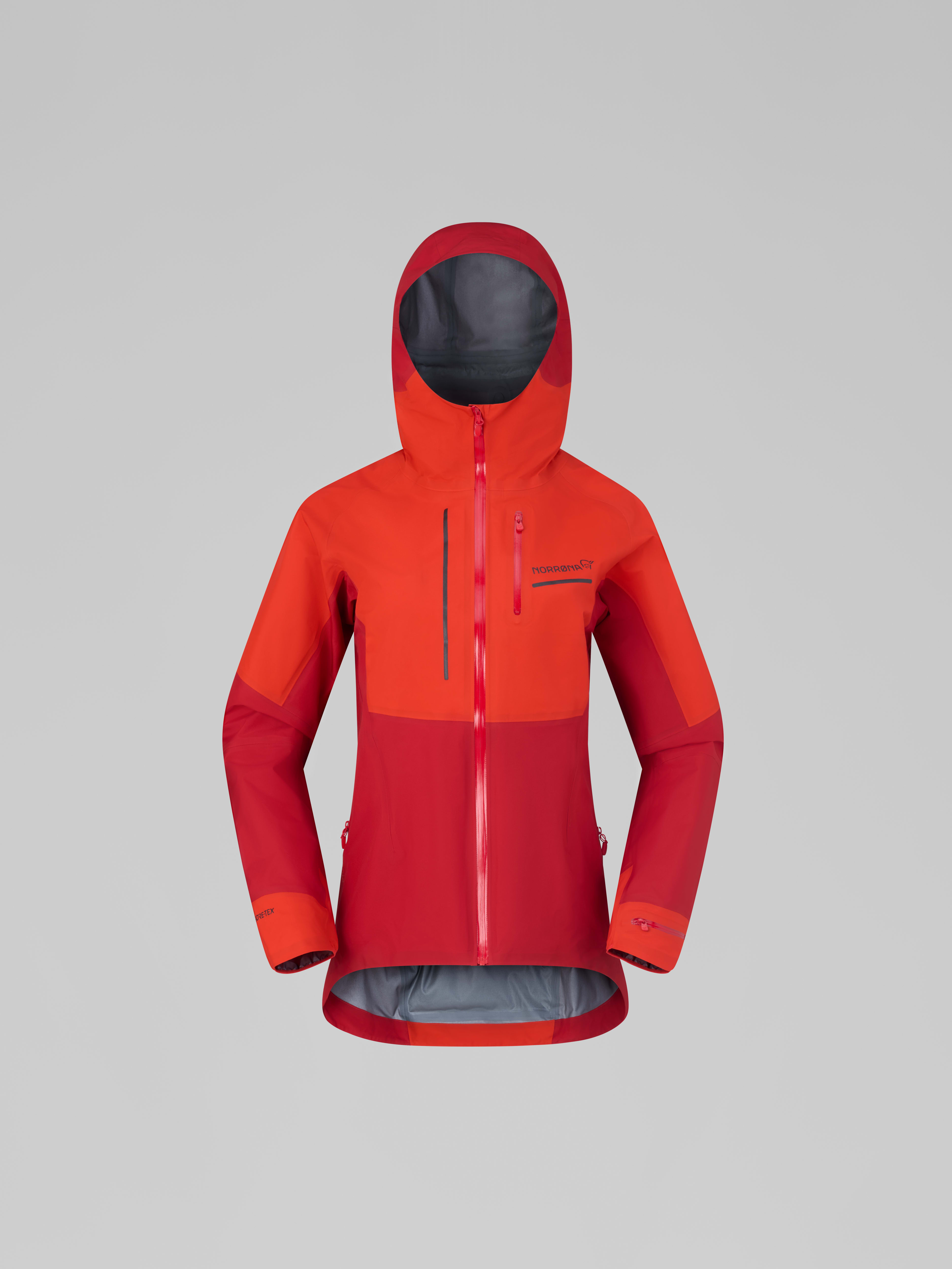 Packshot front image of senja Gore-Tex Jacket Arednalin Red