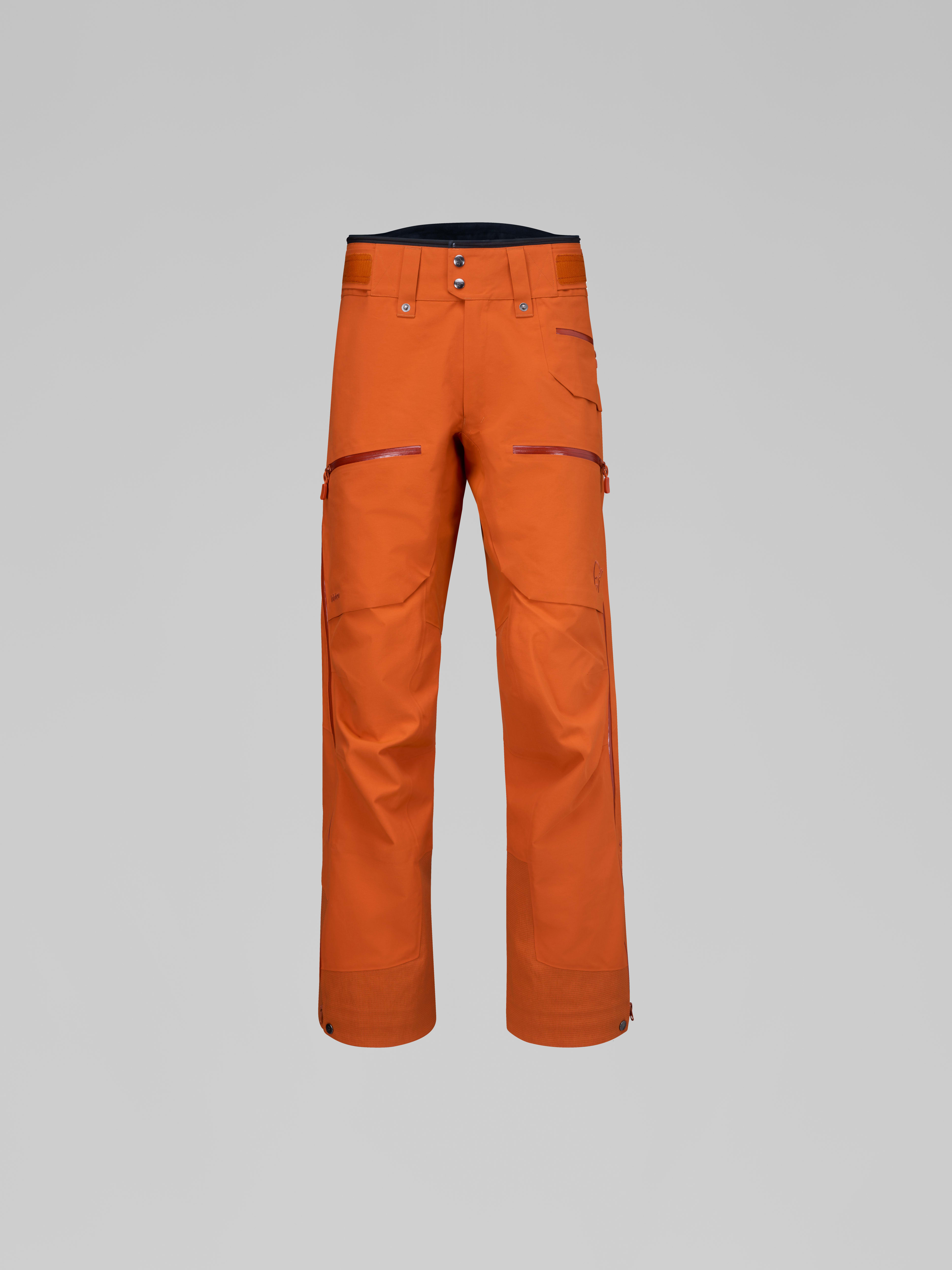 Packshot front image of lofoten Gore-Tex Pro Pants Gold Flame