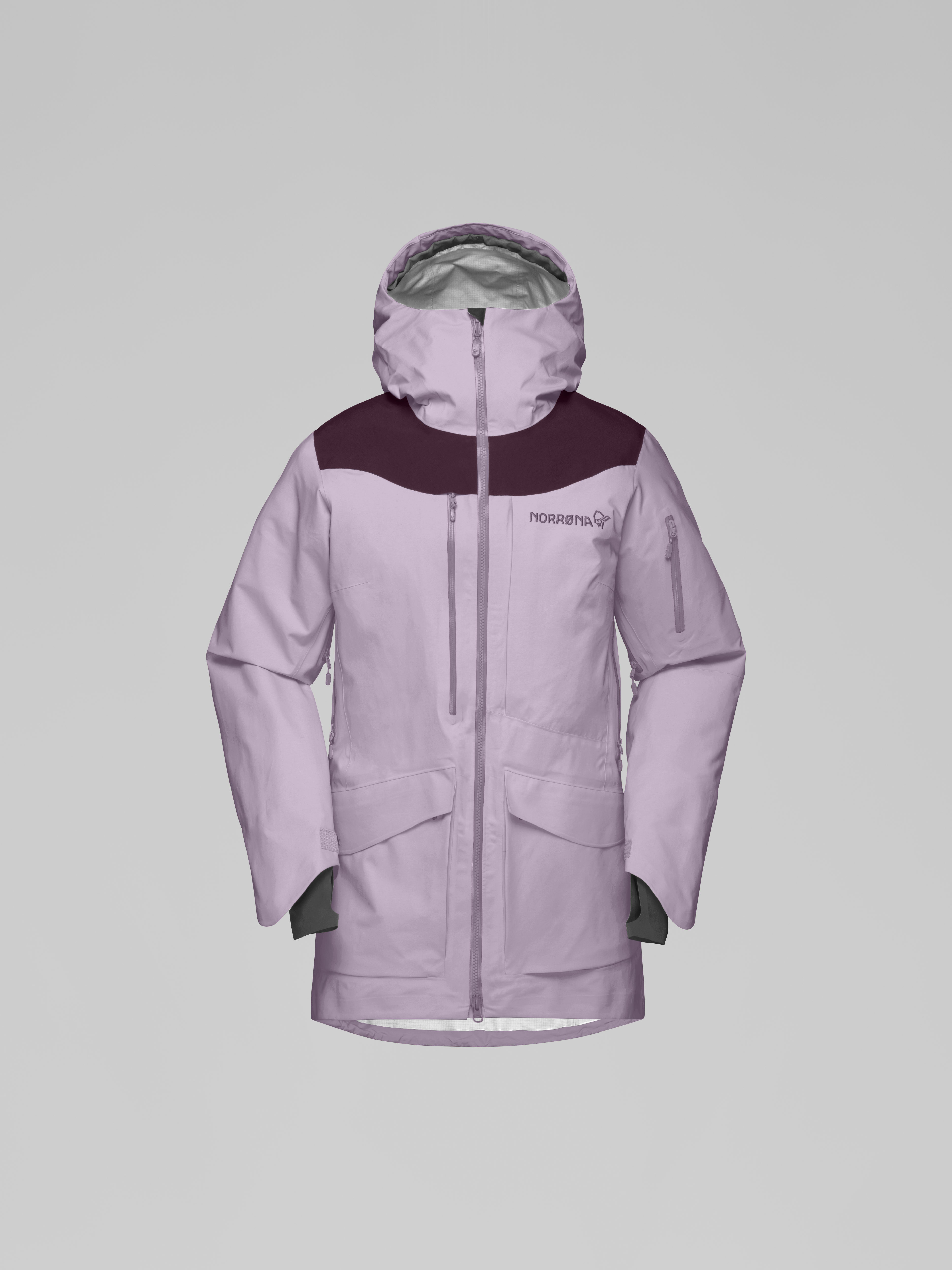 Packshot front image of tamok Gore-Tex Performance Shell Jacket Purple Sage