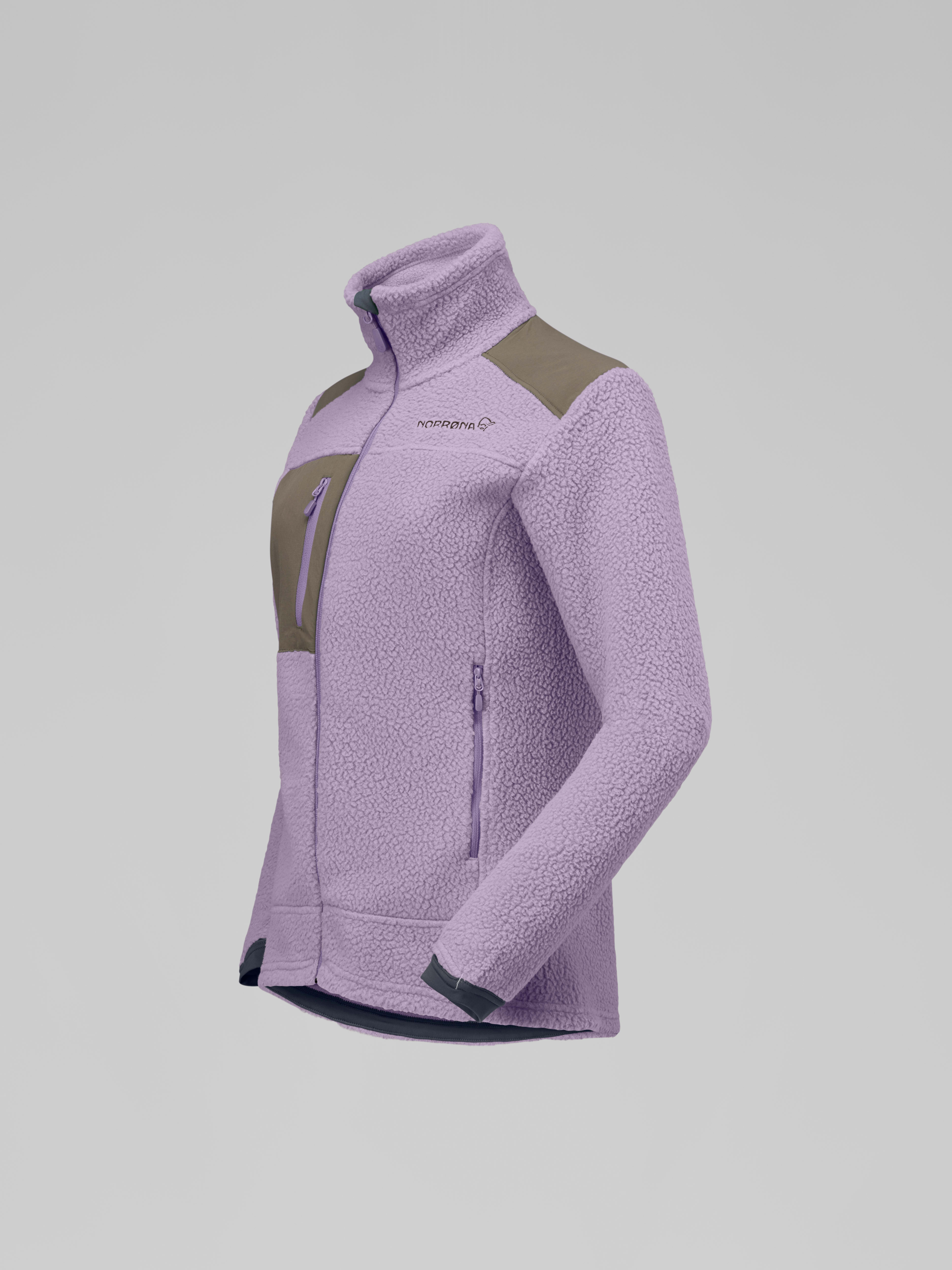 Packshot front left image of trollveggen warm3 Jacket Purple Sage
