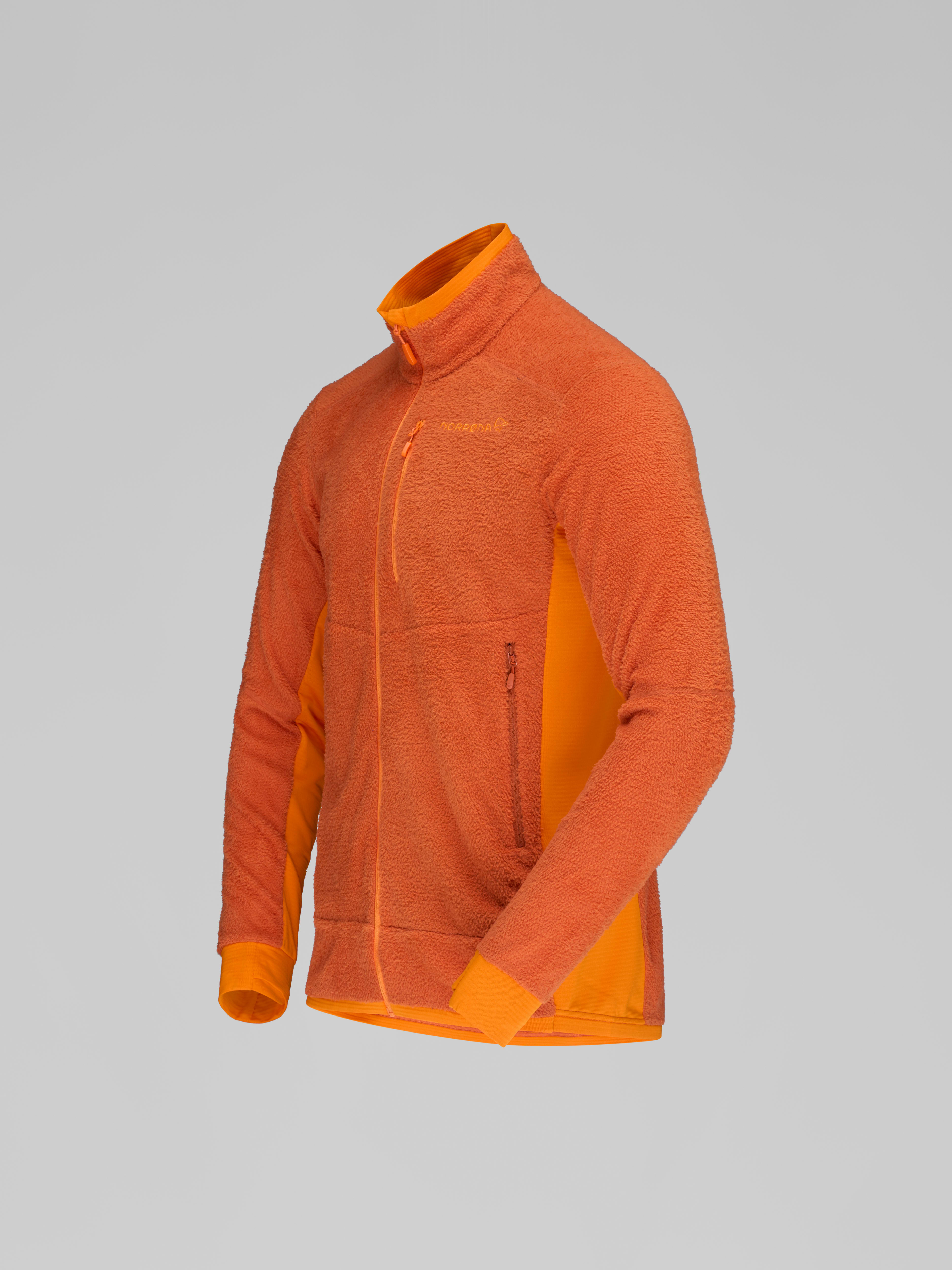 Packshot front left image of falketind warm1 active Jacket Gold Flame/Exuberance