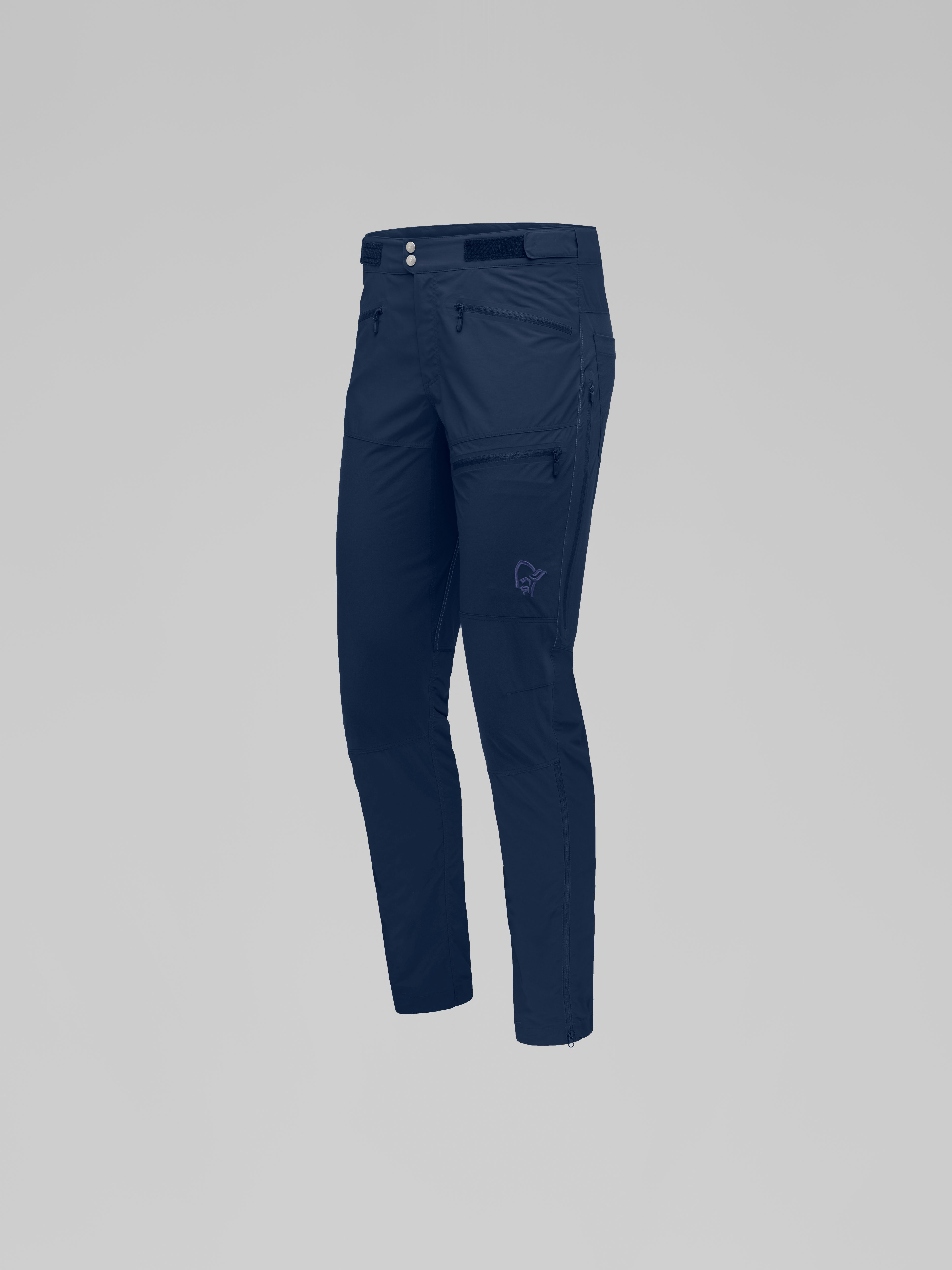 Packshot front left image of femund flex1 lightweight Pants Indigo Night Blue