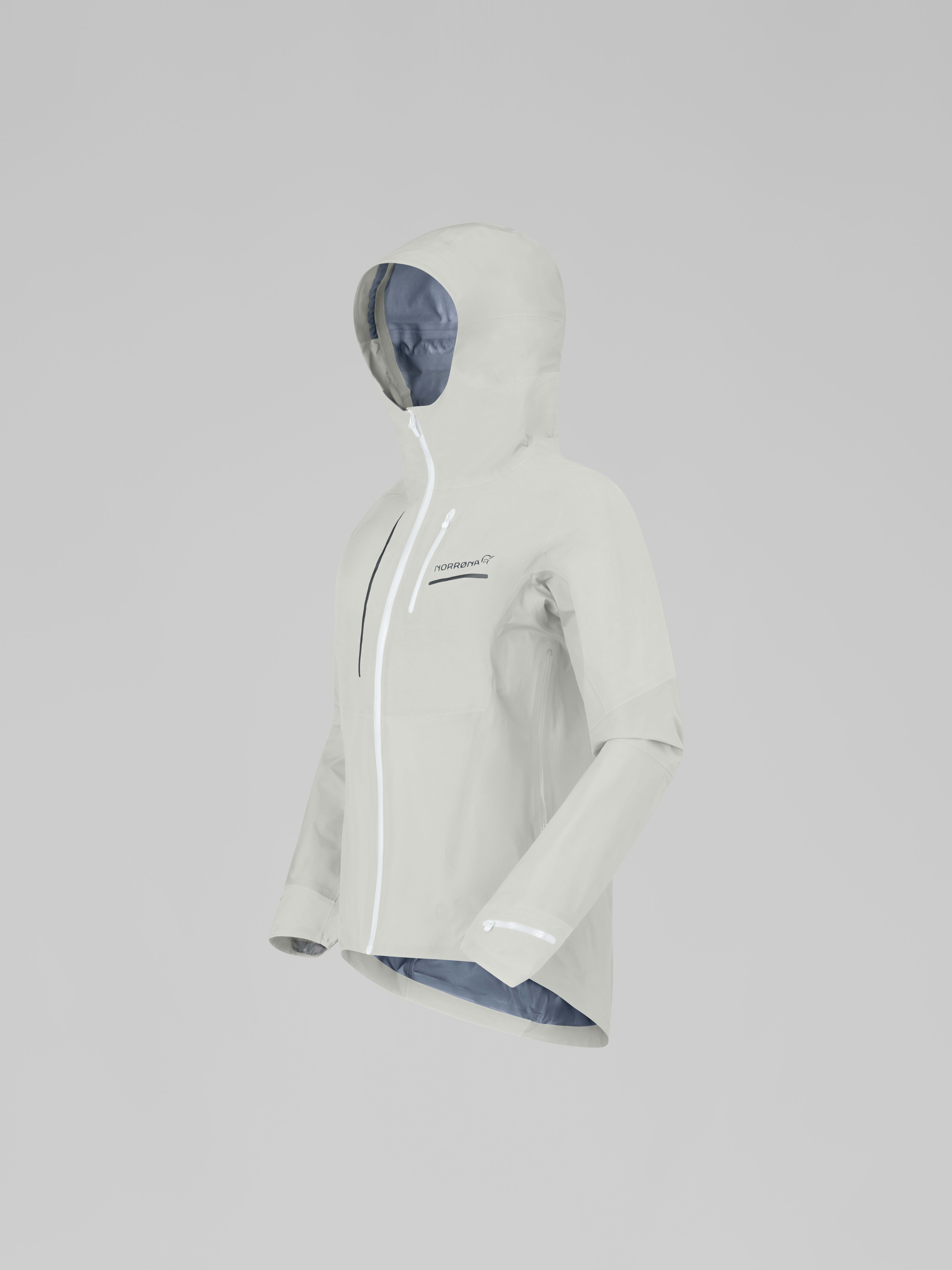 Packshot front left image of senja Gore-Tex Jacket Oatmeal