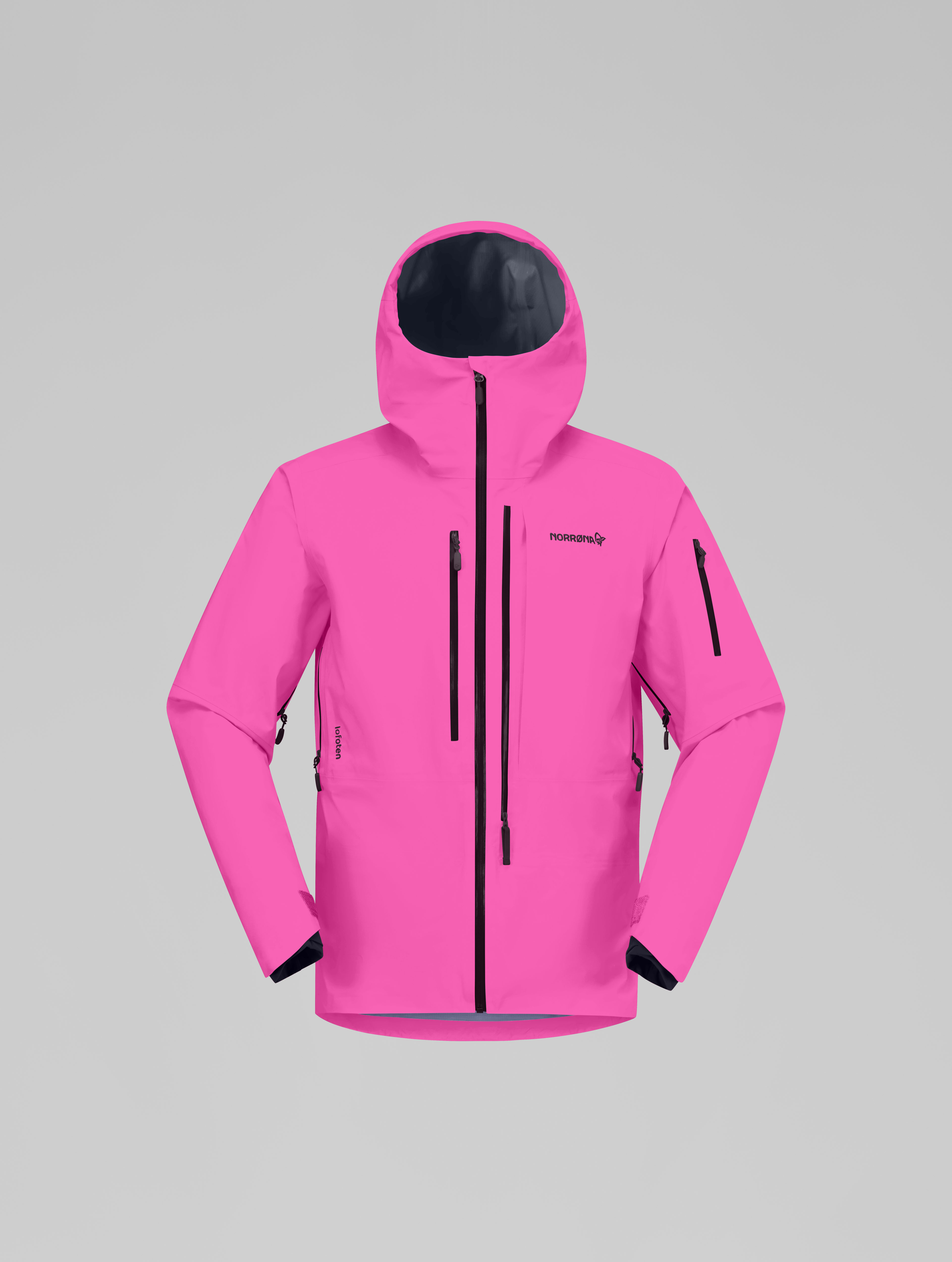 Packshot front image of lofoten Gore-Tex Pro LTD Jacket Raspberry Rose