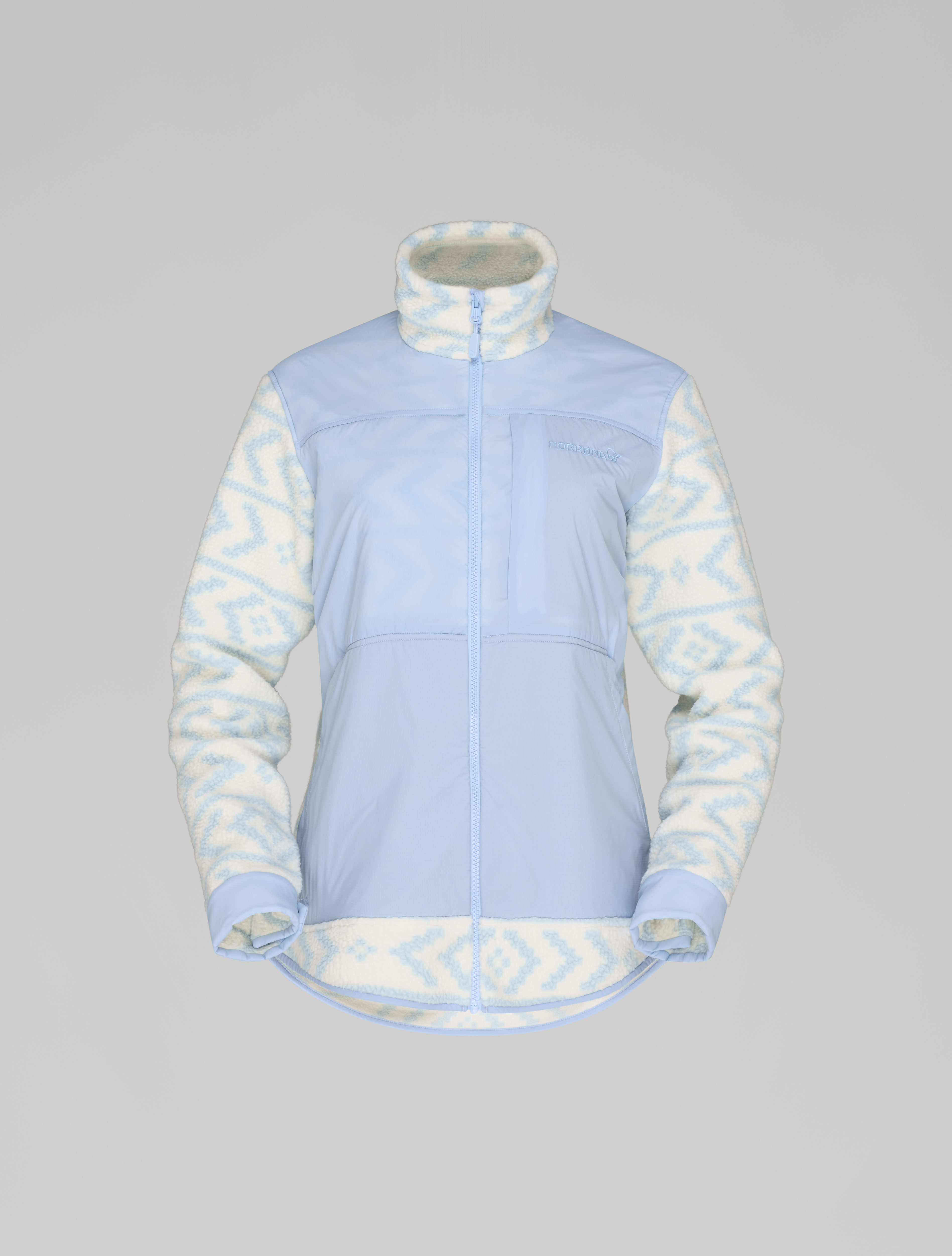 Packshot front image of tamok warm3 Jacket Whisper White/Cashmere Blue
