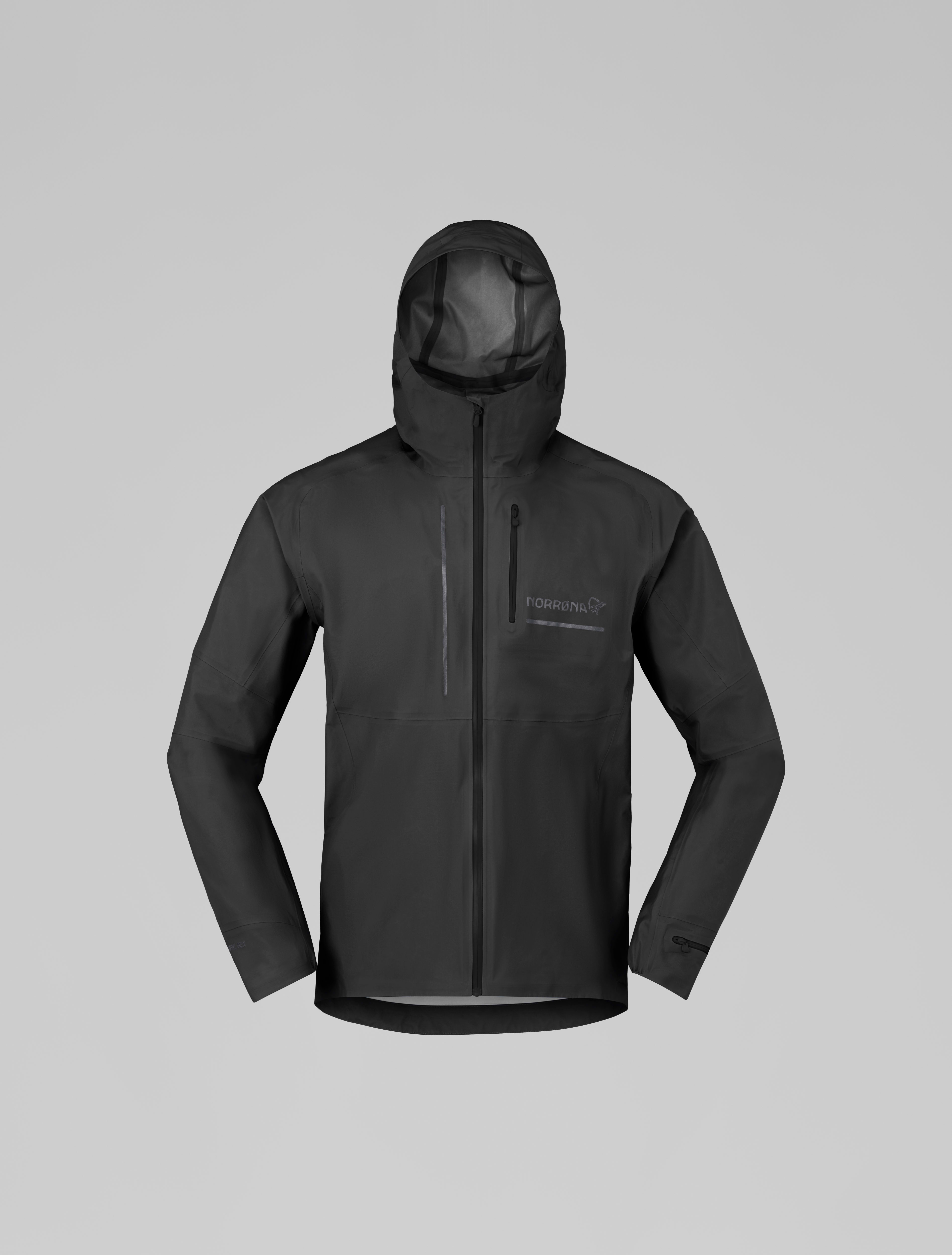 Packshot front image of senja Gore-Tex Jacket Caviar Black