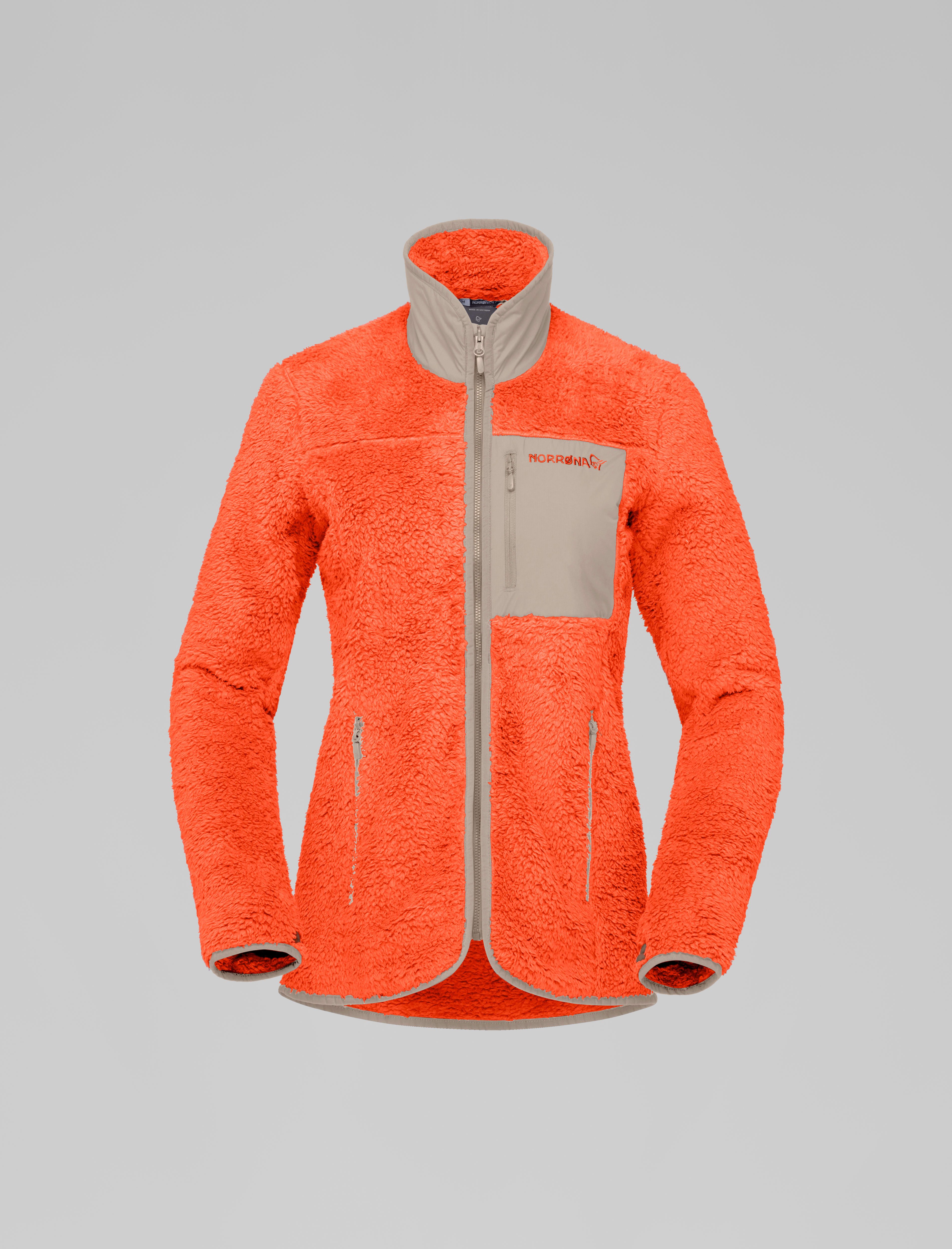 Packshot front image of femund warm3 Jacket Orange Alert