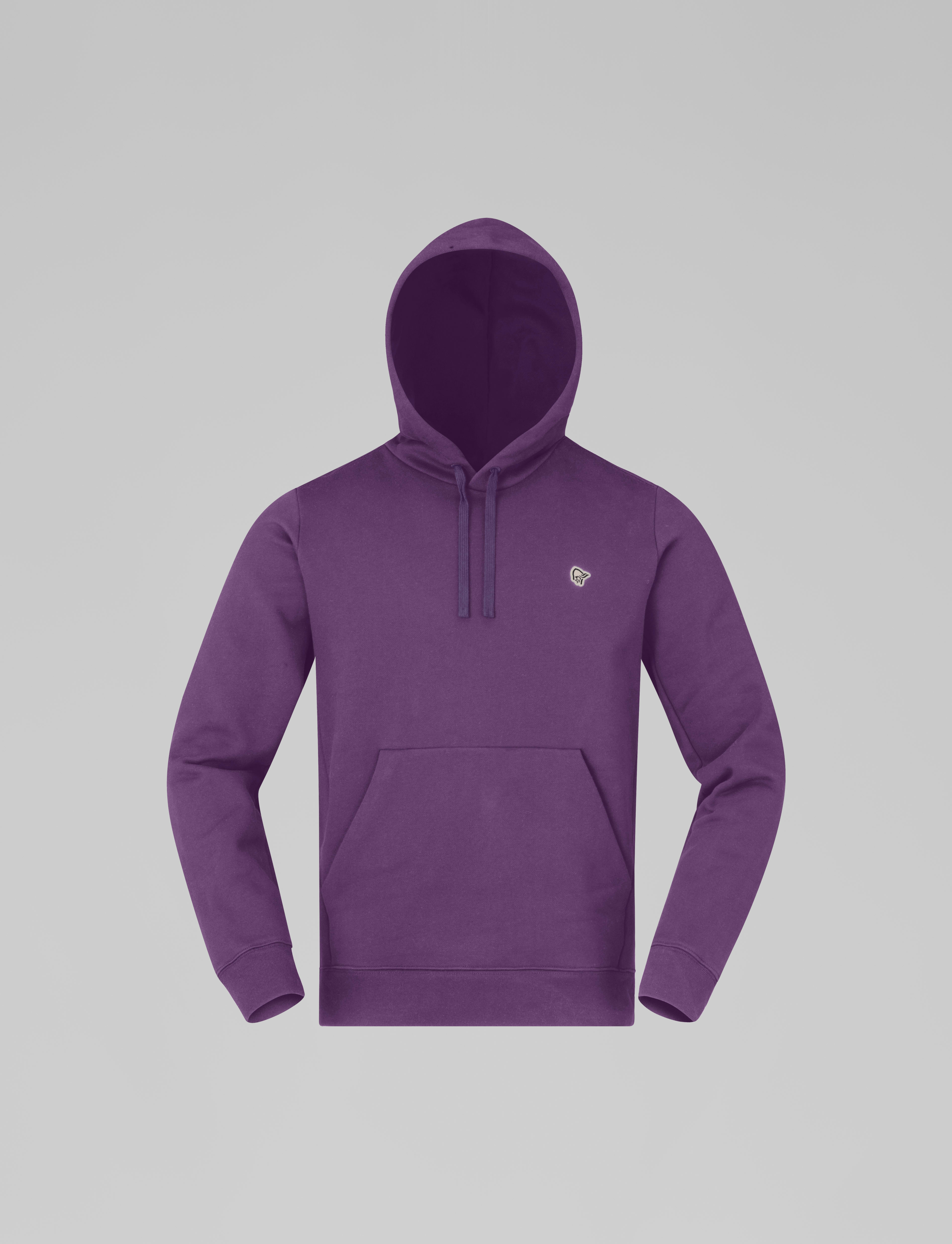 Packshot front image of femund sweat Hood Wineberry
