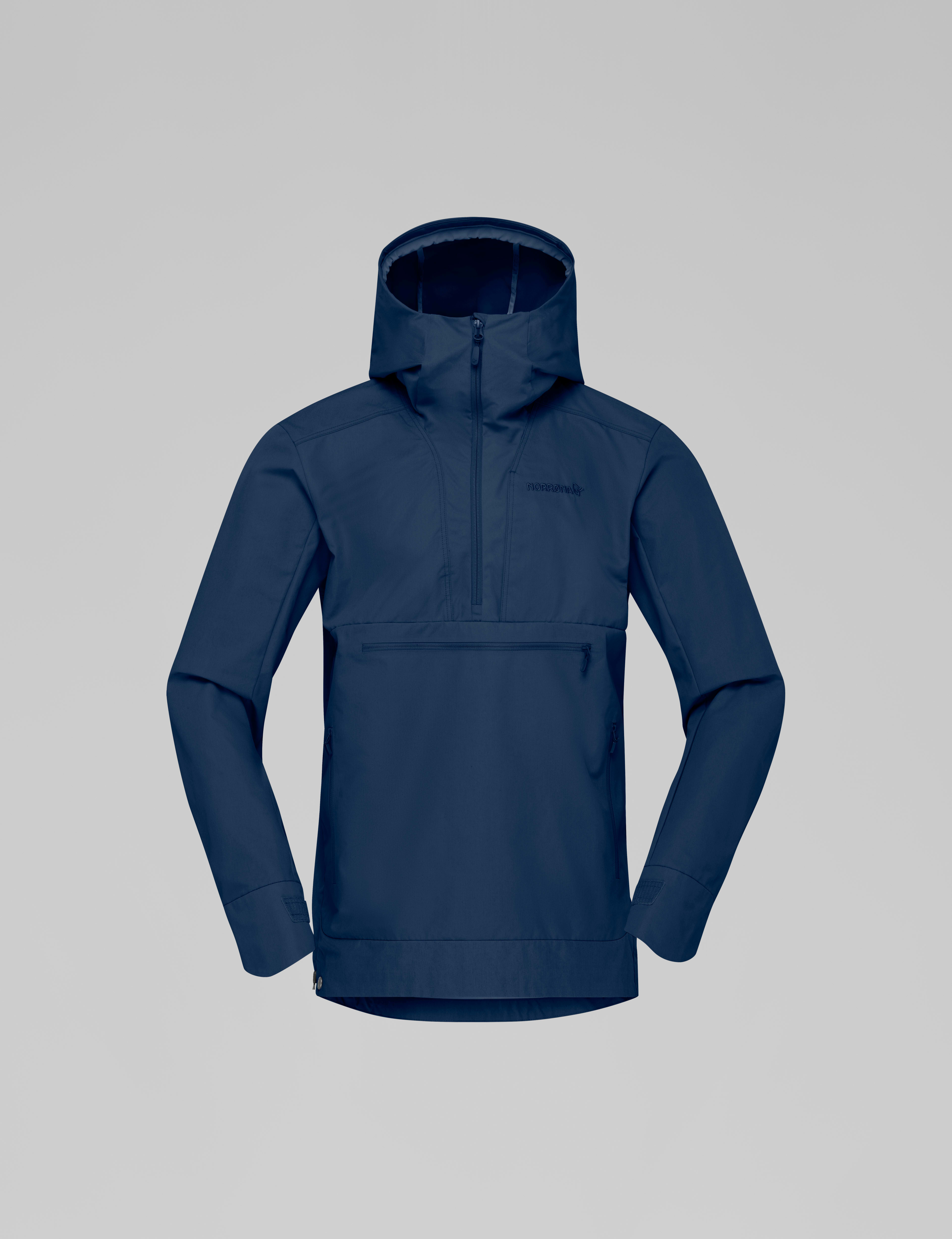 Packshot front image of femund cotton Anorak Navy Blazer