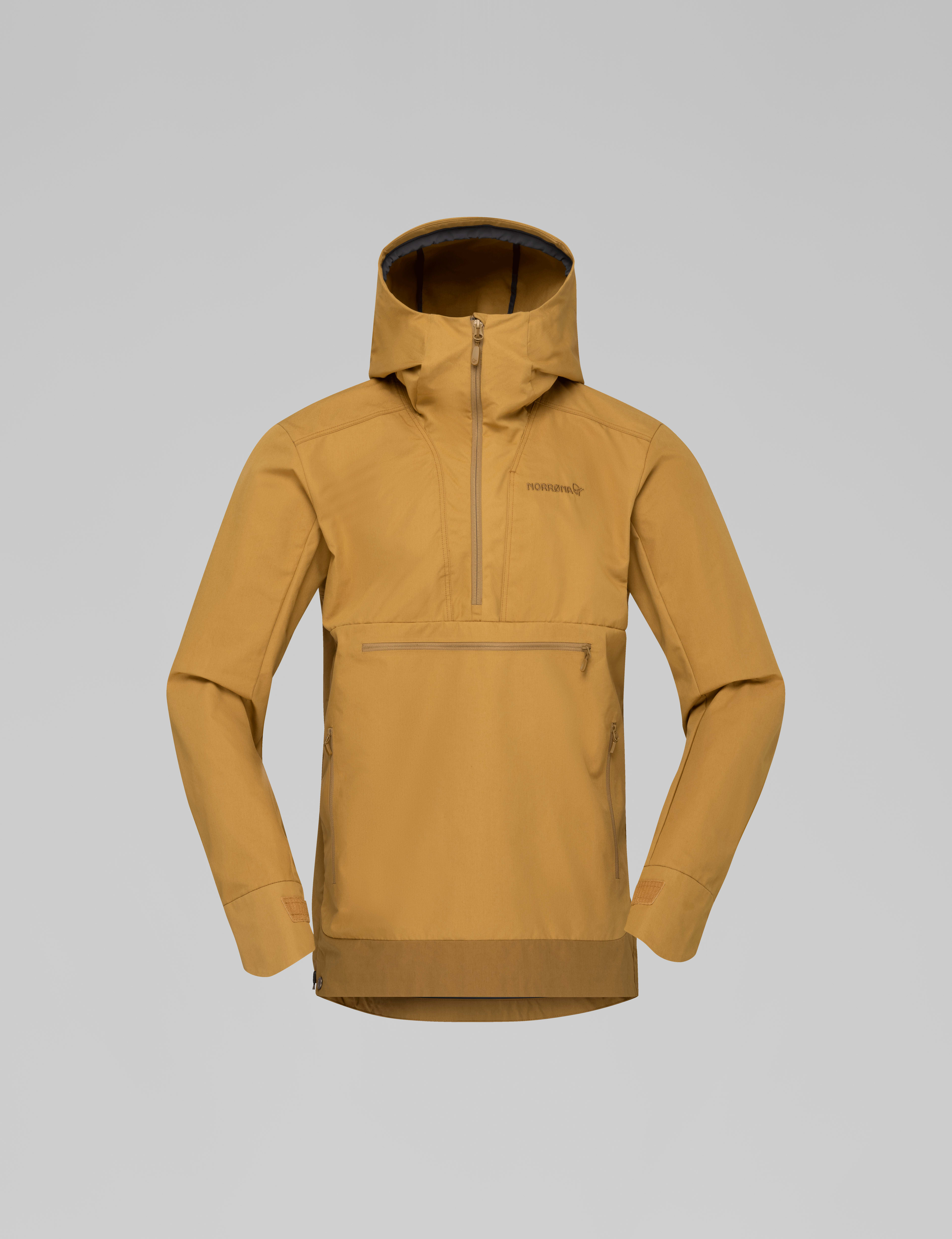 Packshot front image of femund cotton Anorak Camelflage