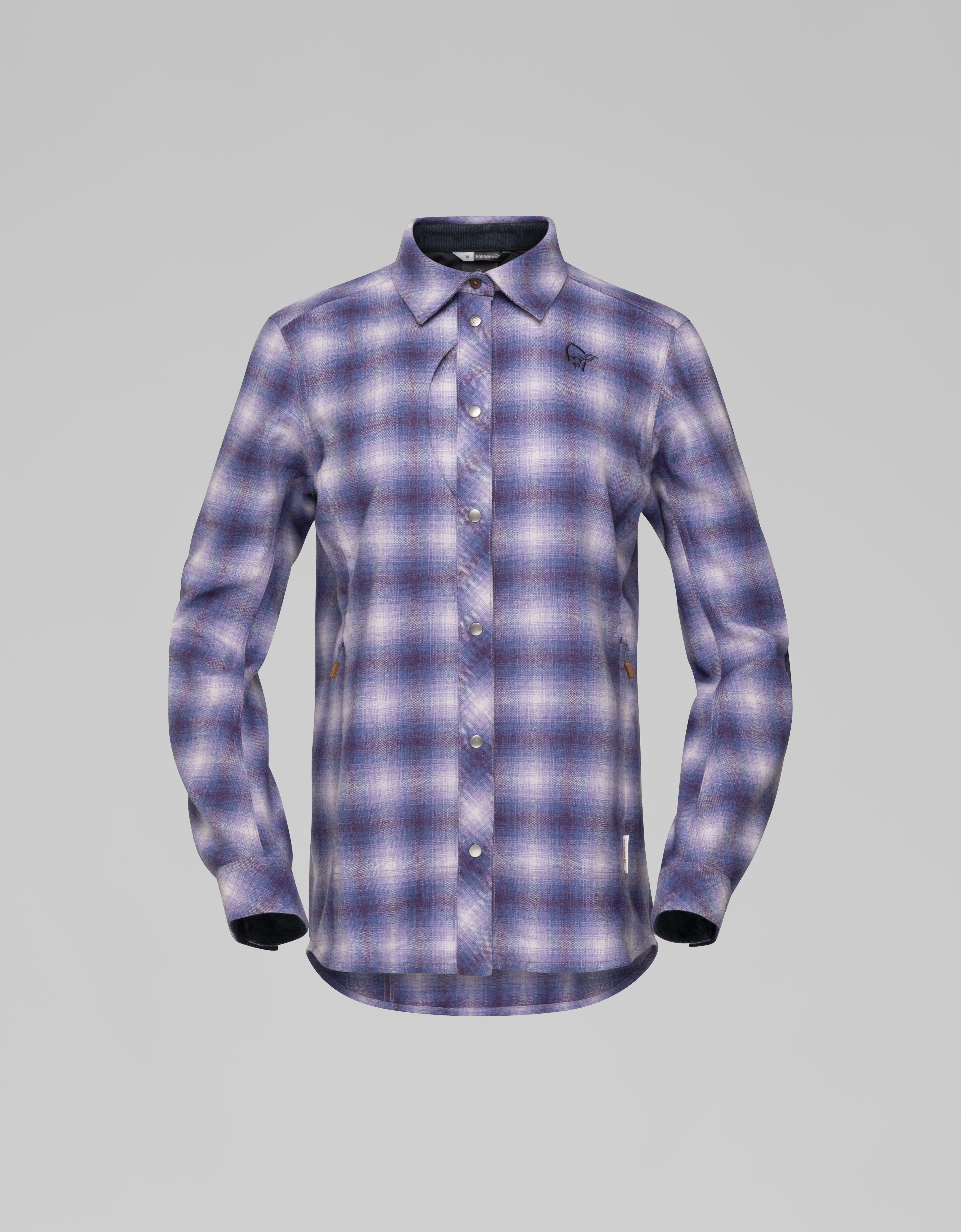 Packshot front image of tamok wool Shirt Grape Shake