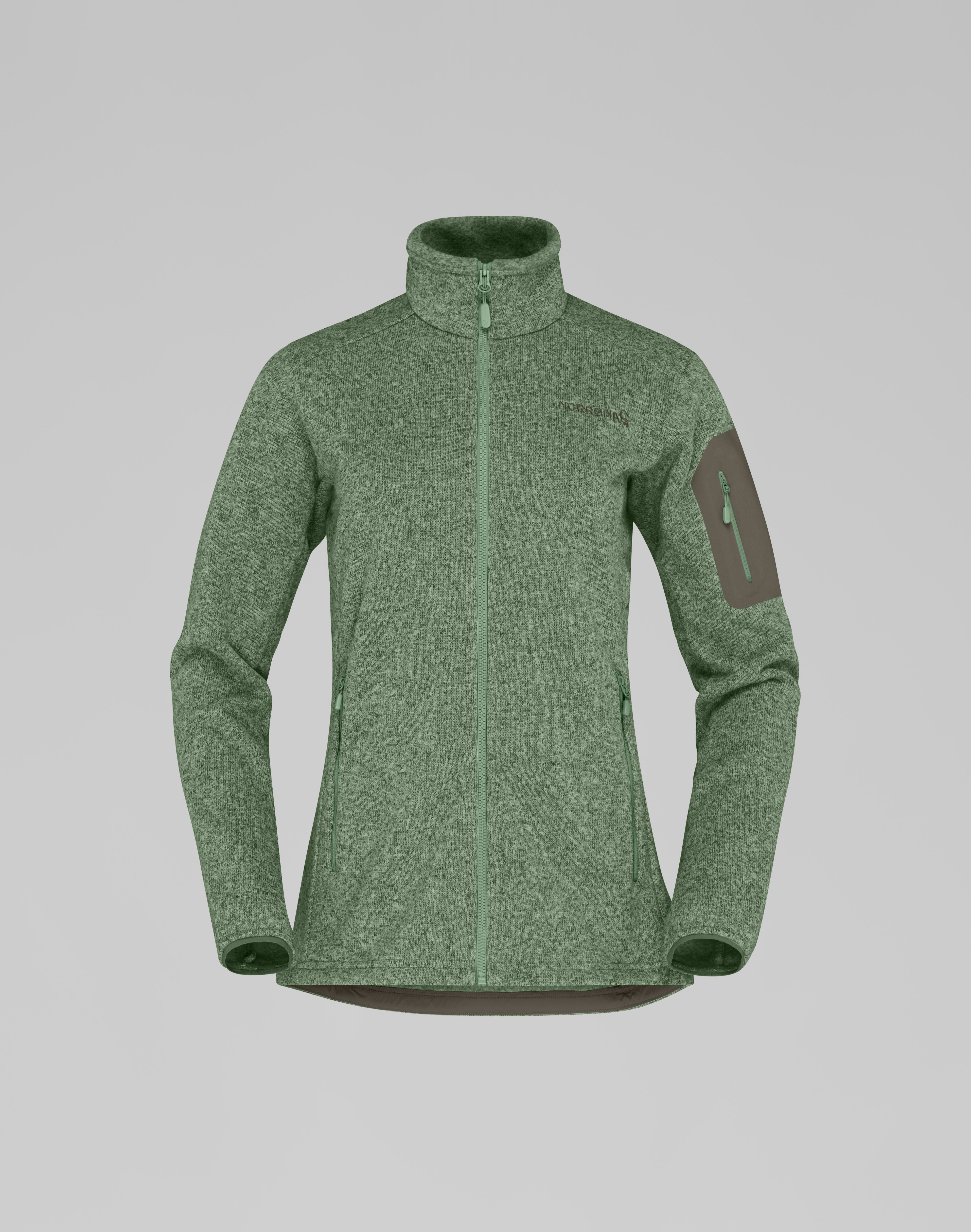 Packshot front image of femund warm2 Jacket Dark Ivy