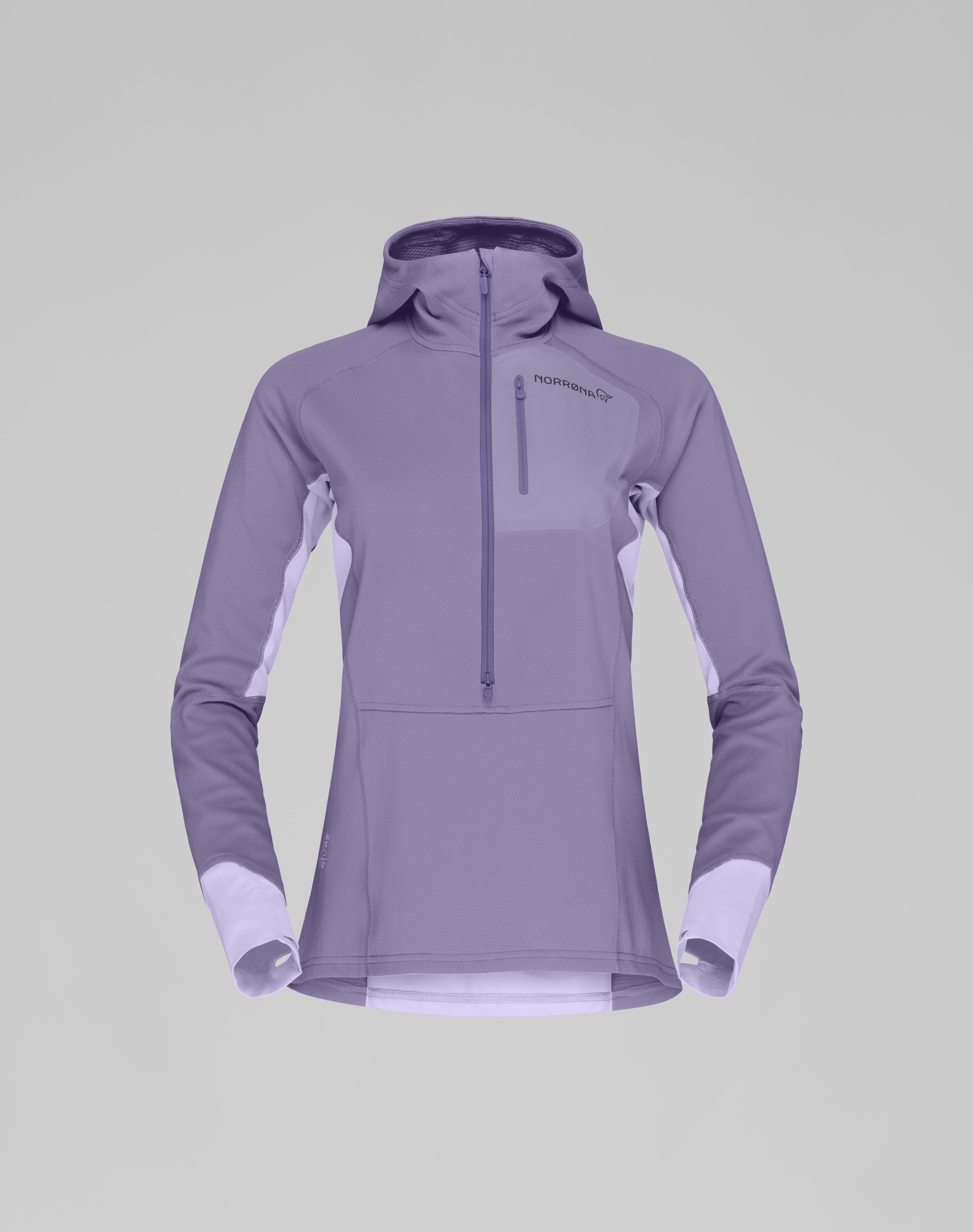 Packshot front image of senja warm1 Hood Purple Sage/Heirloom Lilac