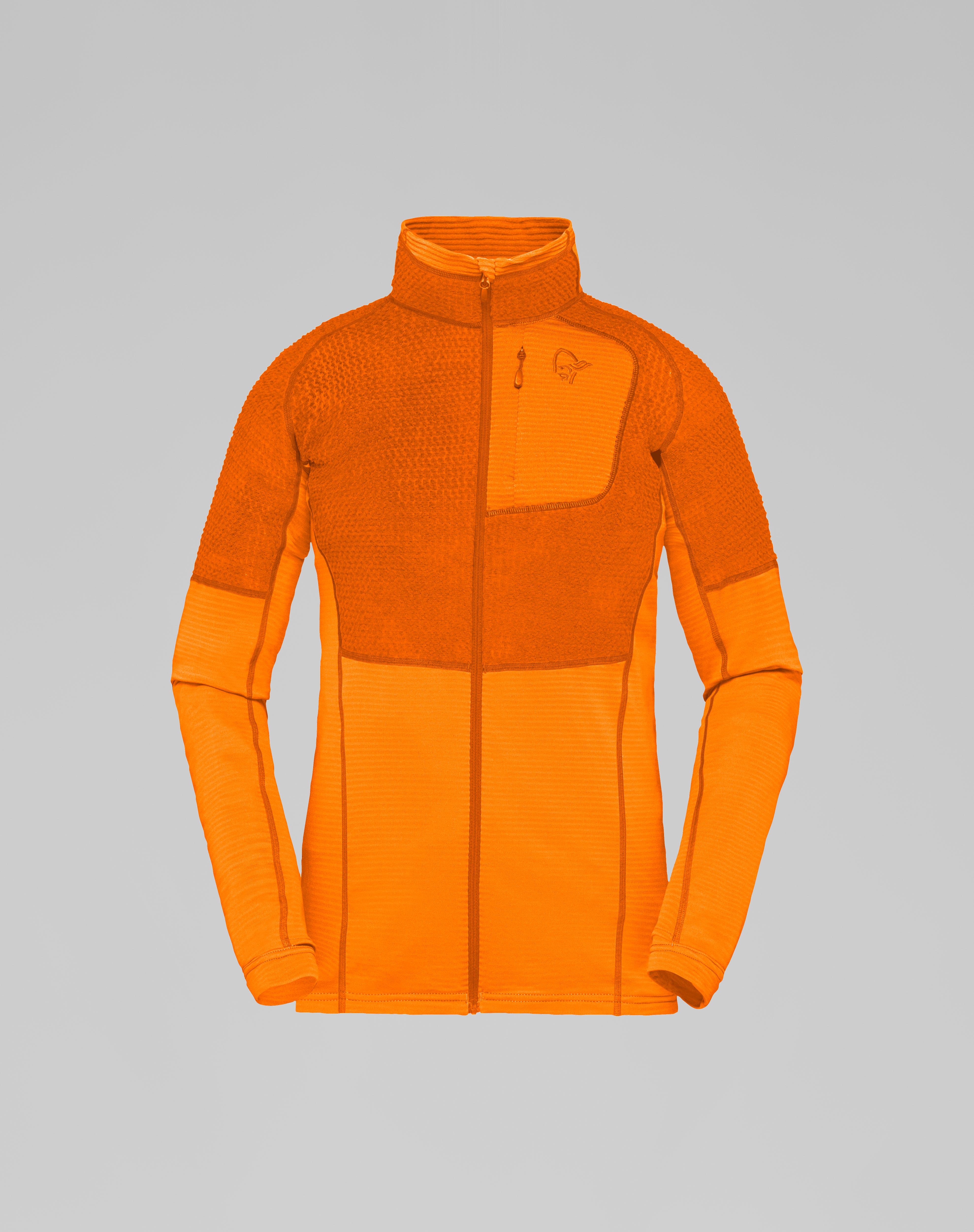 Packshot front image of lyngen Alpha90 Jacket Autumn Glory