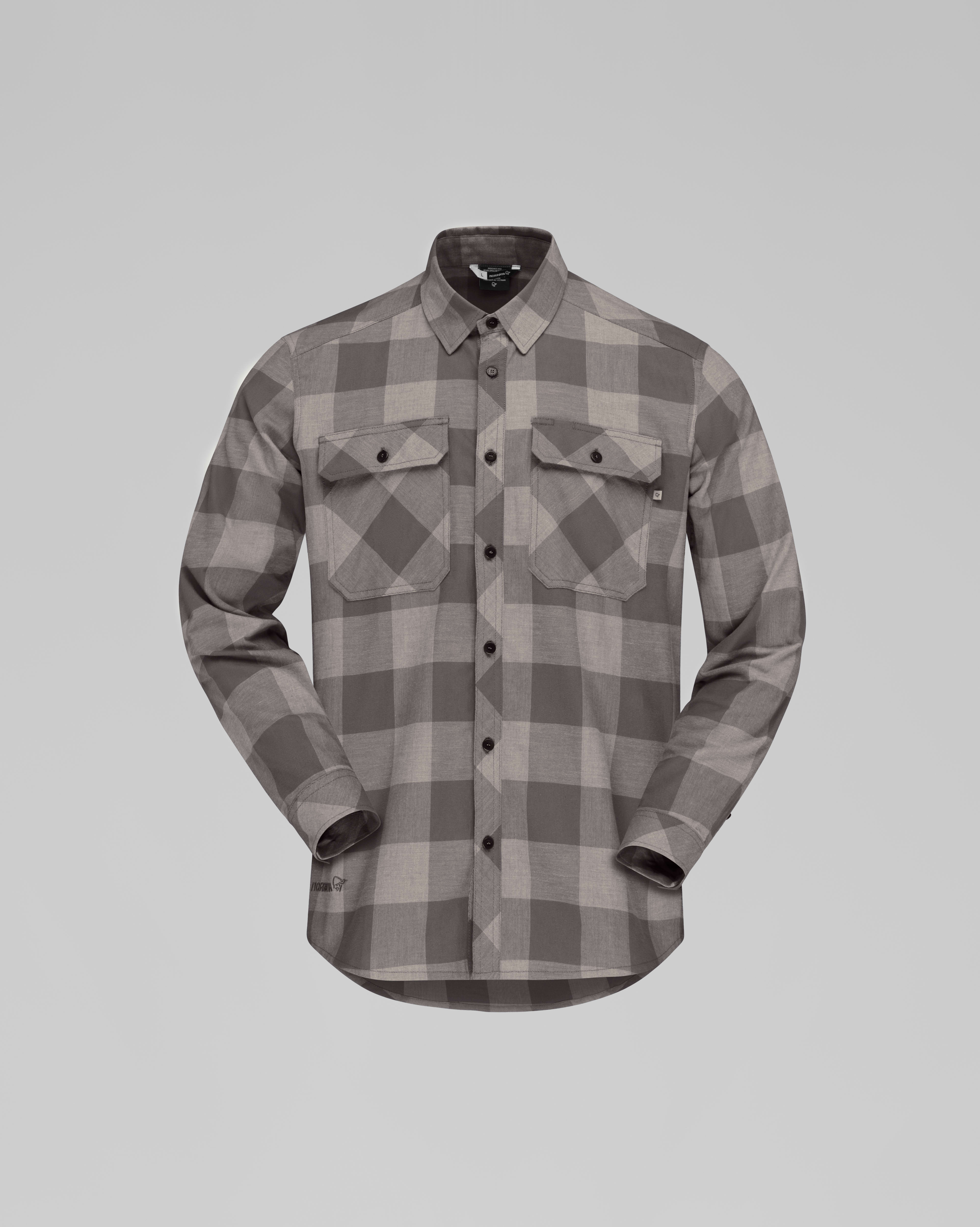 Packshot front image of femund flannel lightweight Shirt Winter Twig