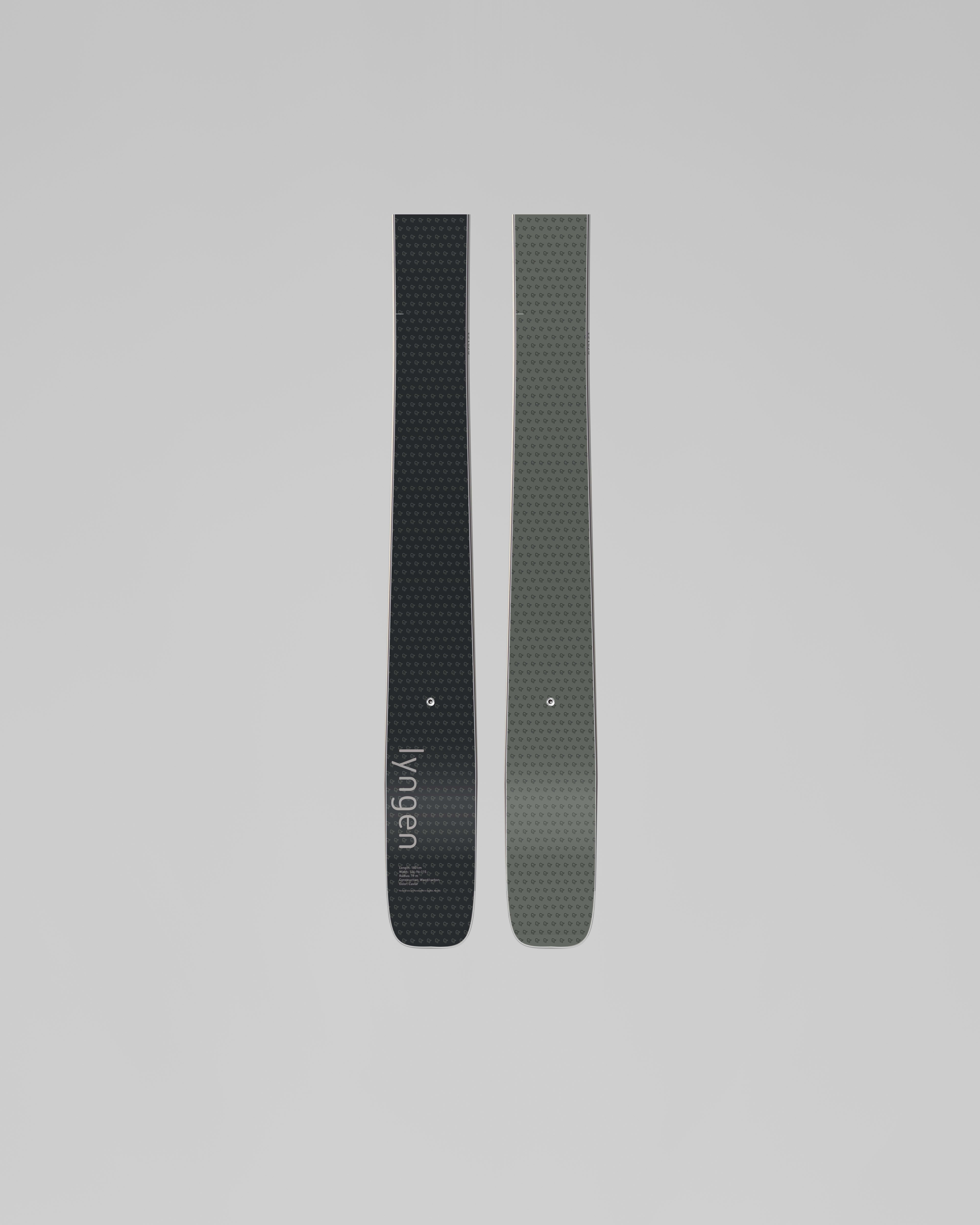 Packshot front left image of lyngen woodcore96 Skis Caviar Black