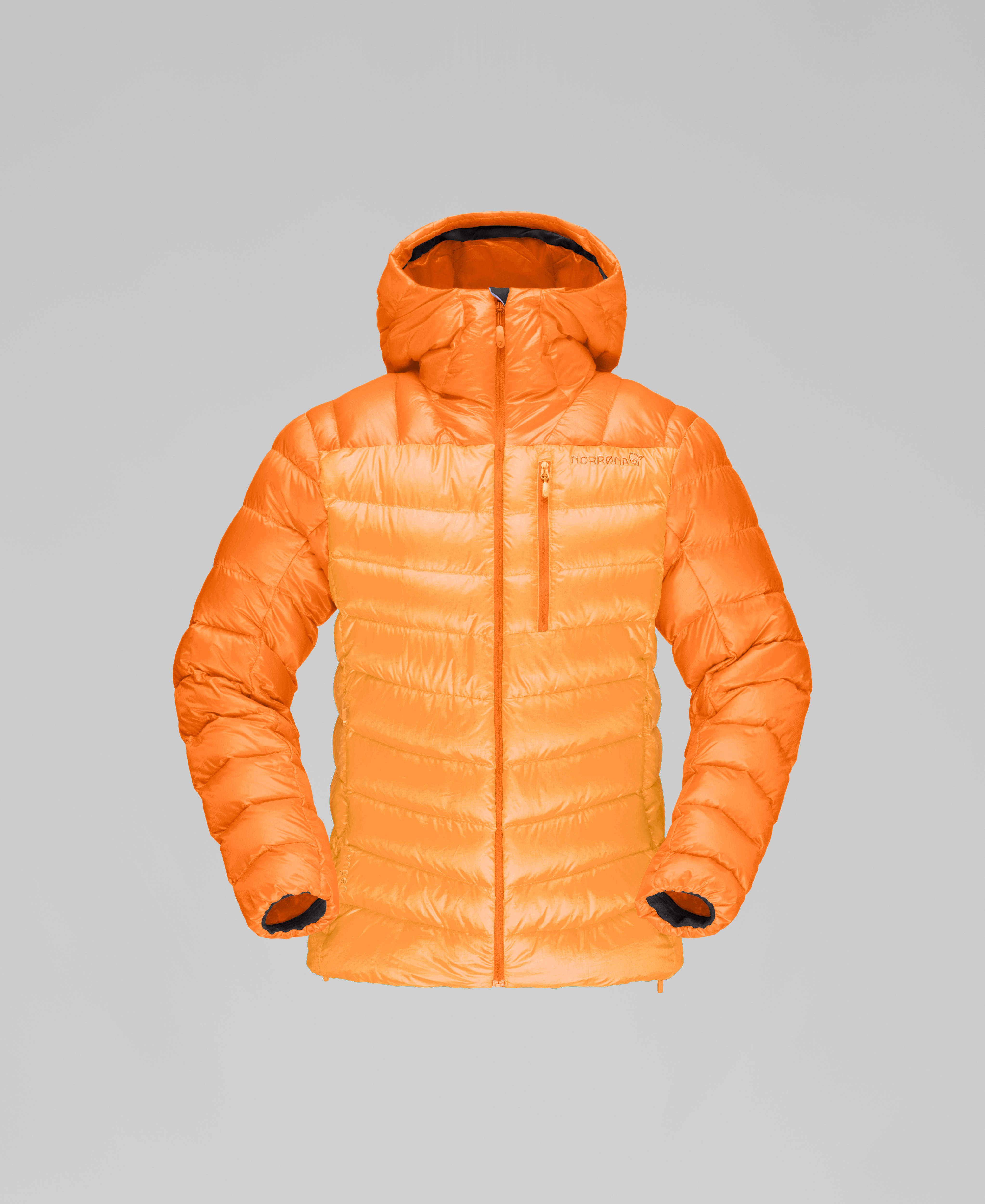 Packshot front image of lyngen down850 Hood Autumn Glory