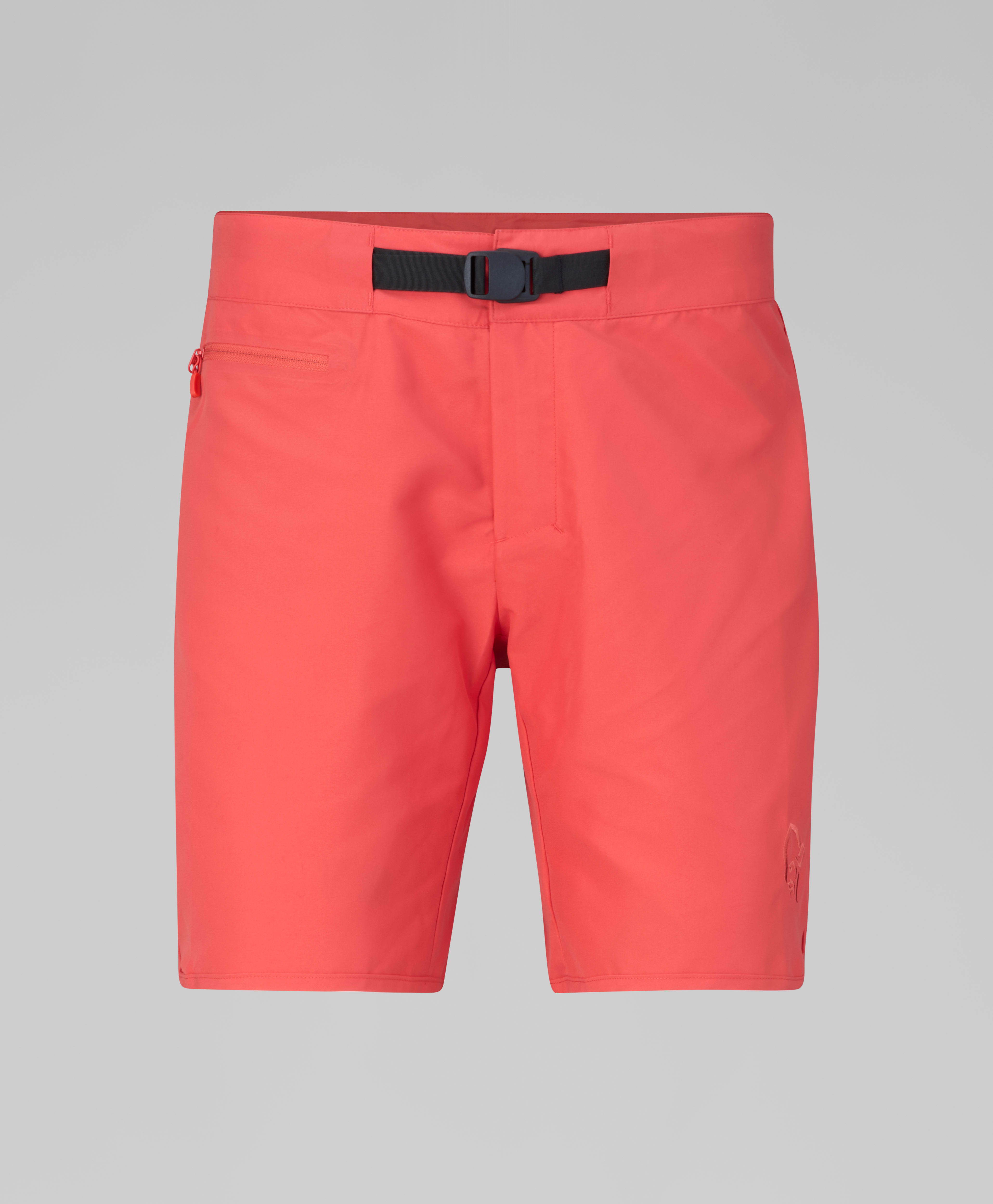 Packshot front image of femund silent grid Shorts Paprika red