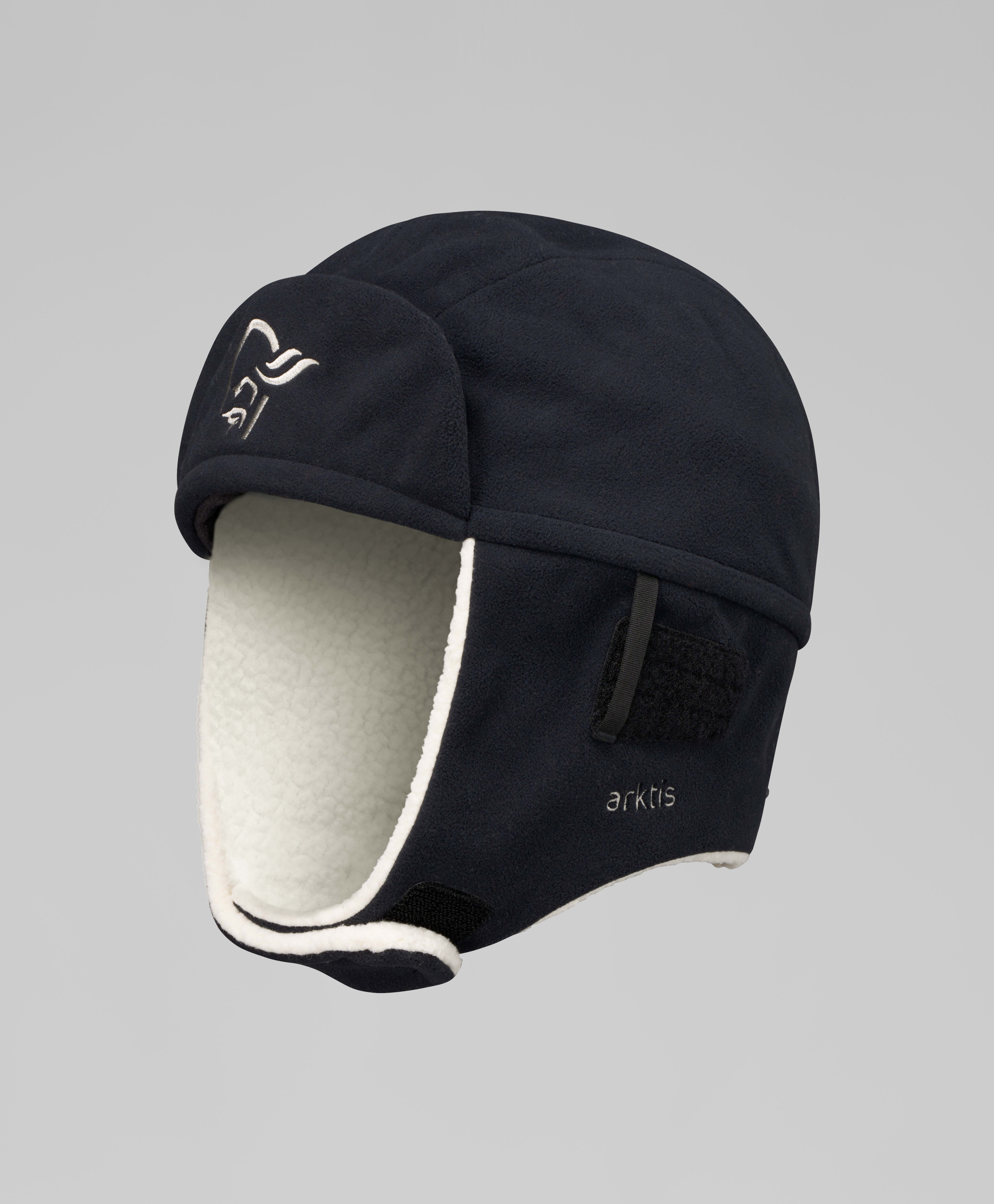 Packshot back image of arktis Windstopper Ousland Edition Cap Caviar Black
