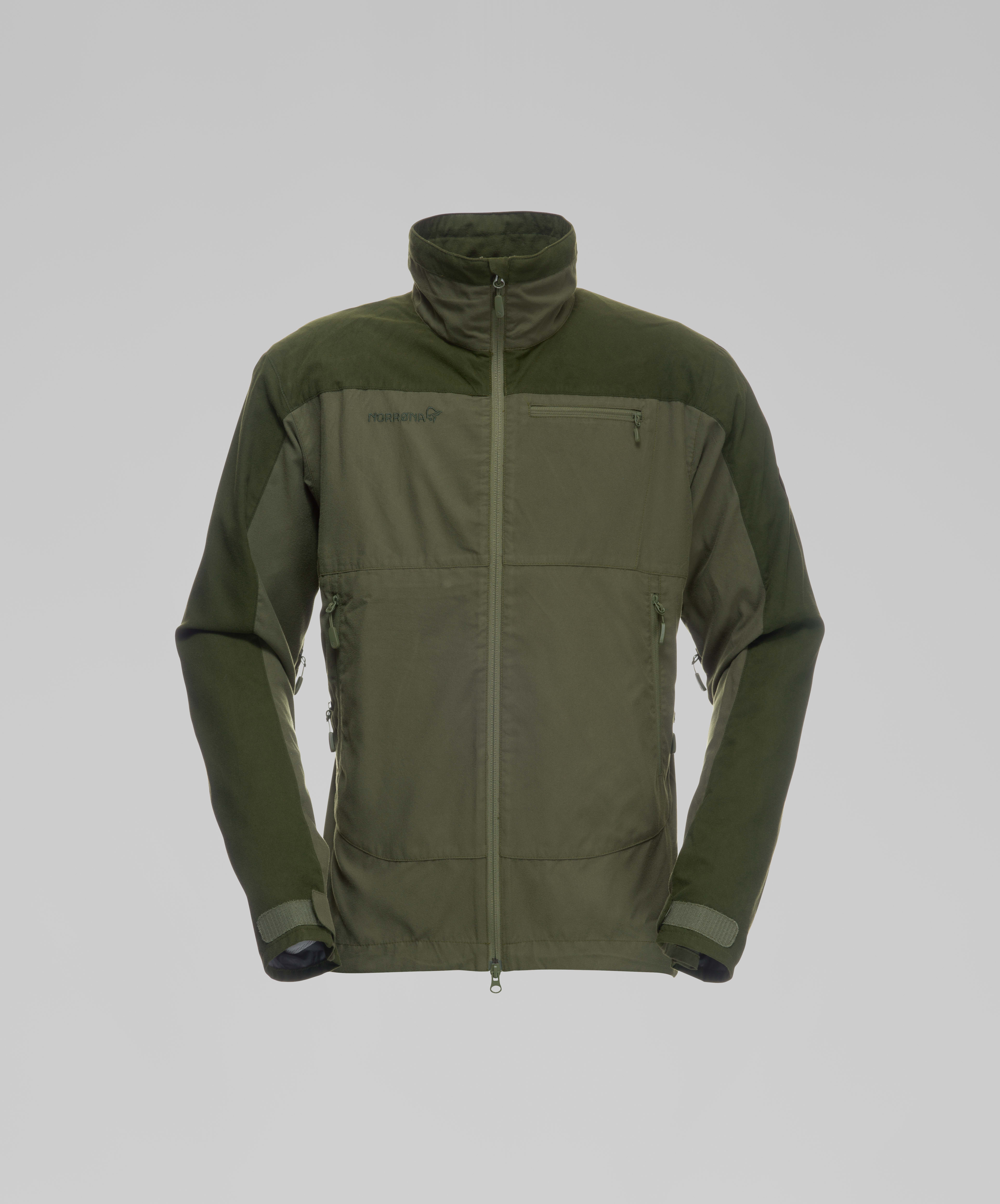 Packshot front image of finnskogen hybrid Jacket Green