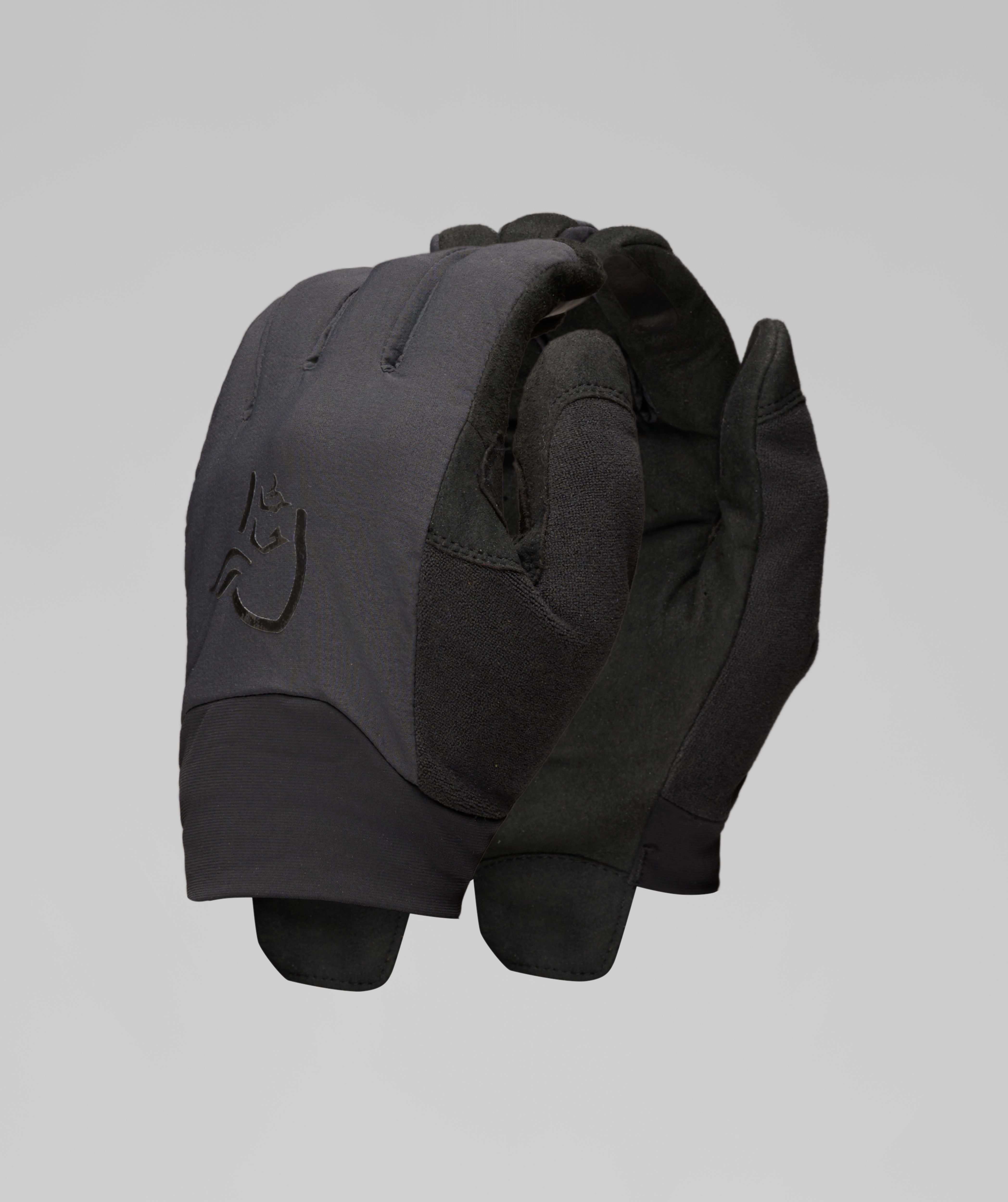 Packshot front image of skibotn flex1 Gloves Caviar Black