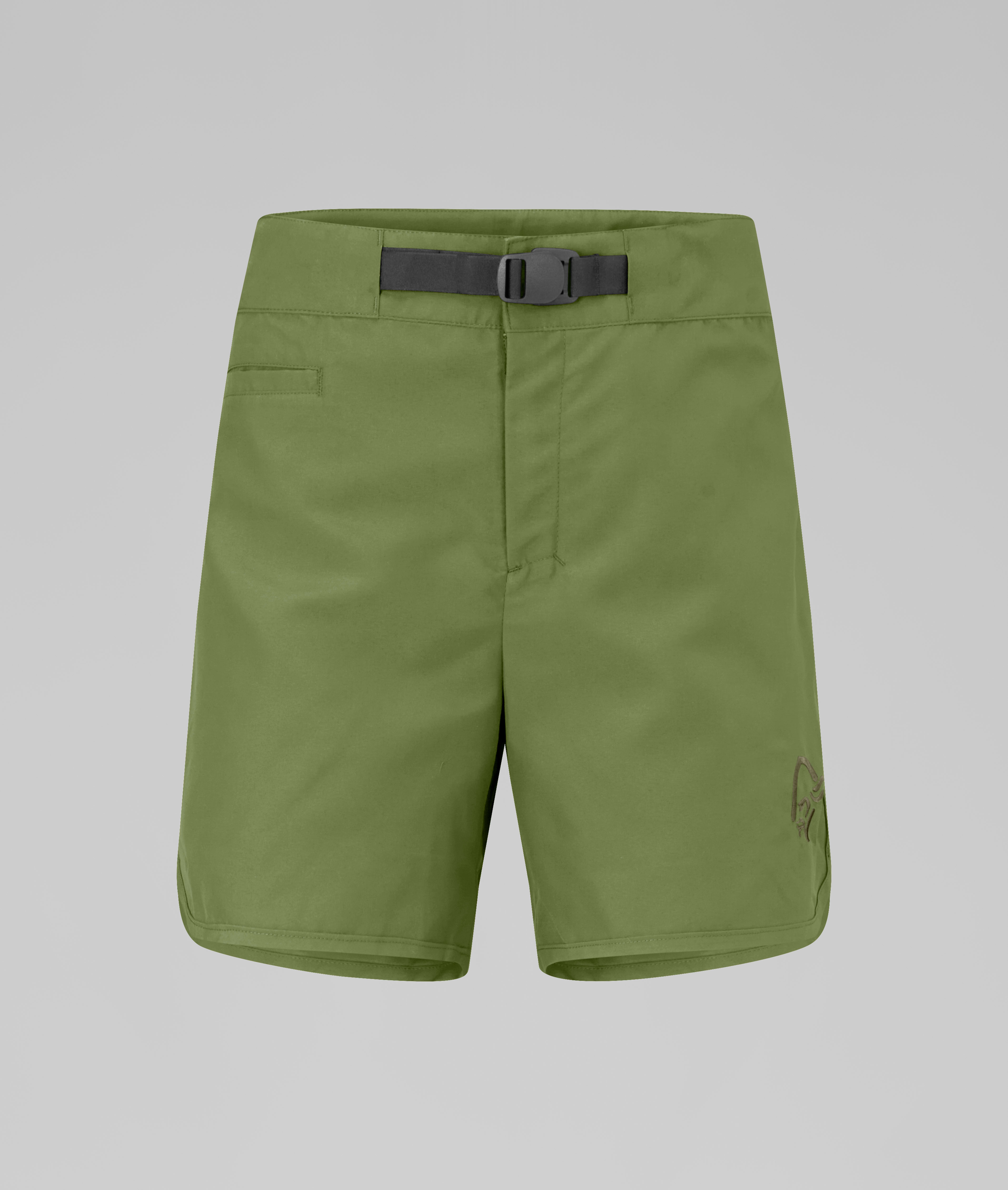 Packshot front image of femund silent grid Shorts Loden Green