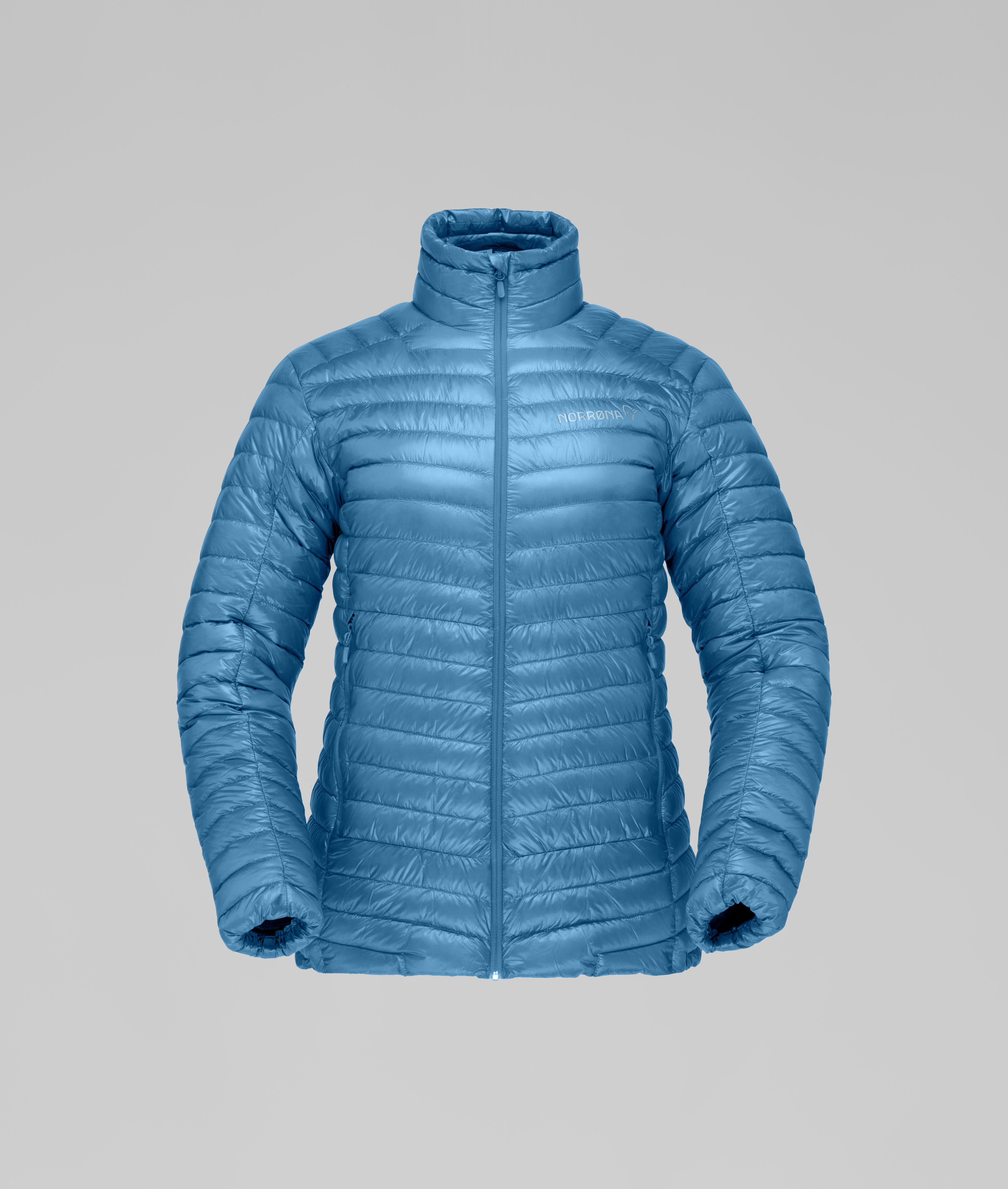 Packshot front image of trollveggen superlight down850 Jacket Hawaiian Surf