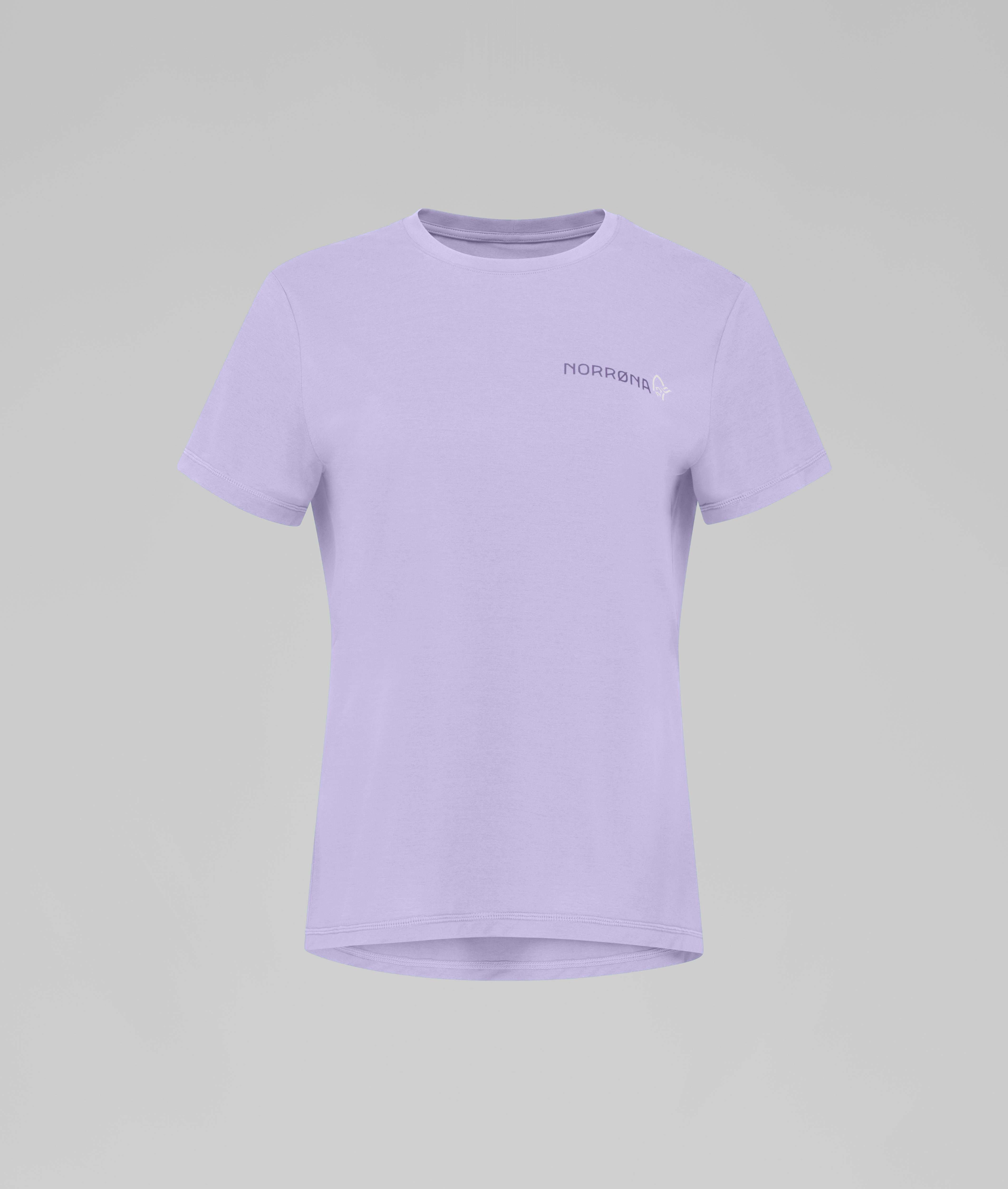 Packshot front image of femund tech T-shirt Heirloom Lilac