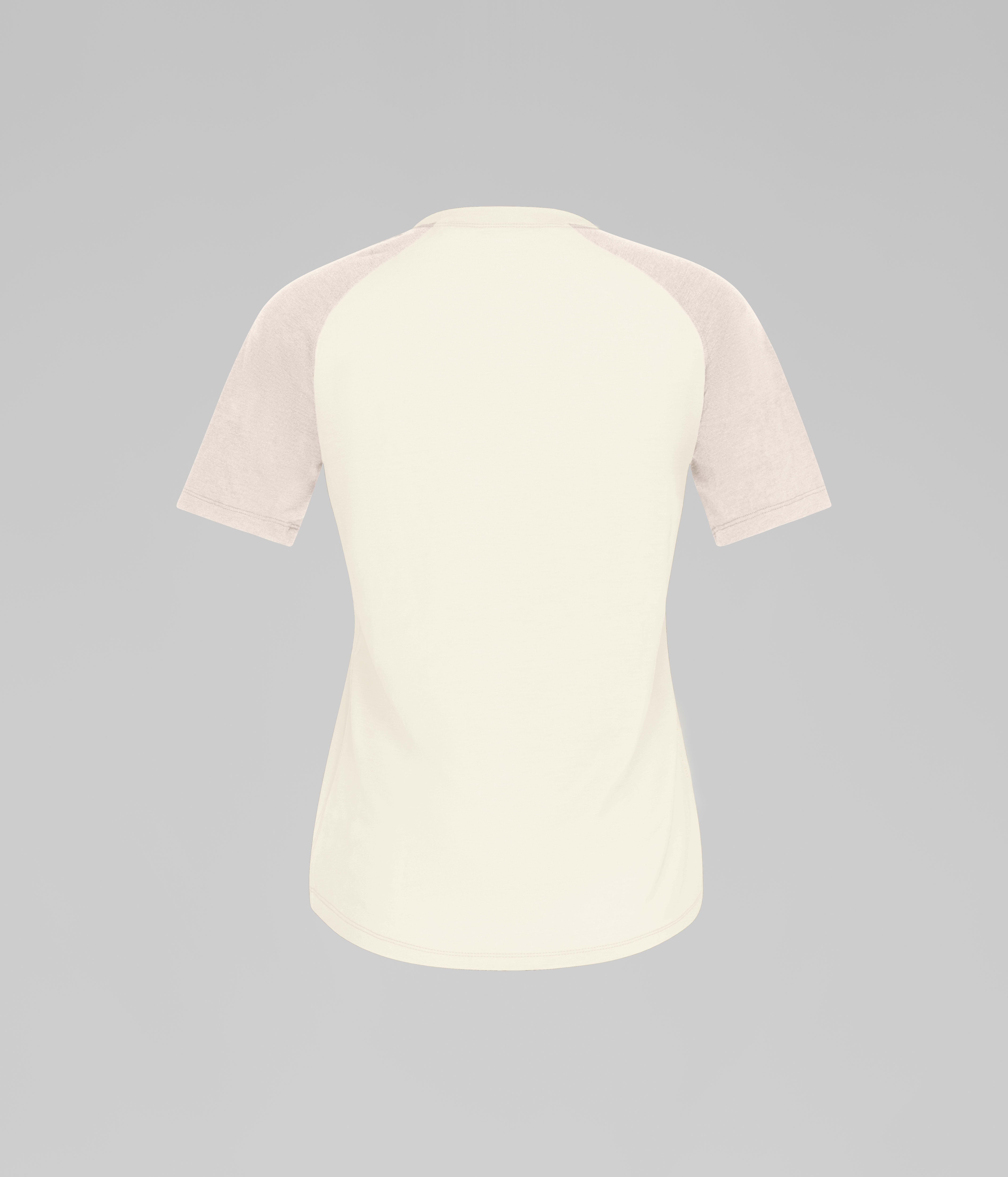 Packshot back image of femund pureUll T-shirt Whisper White