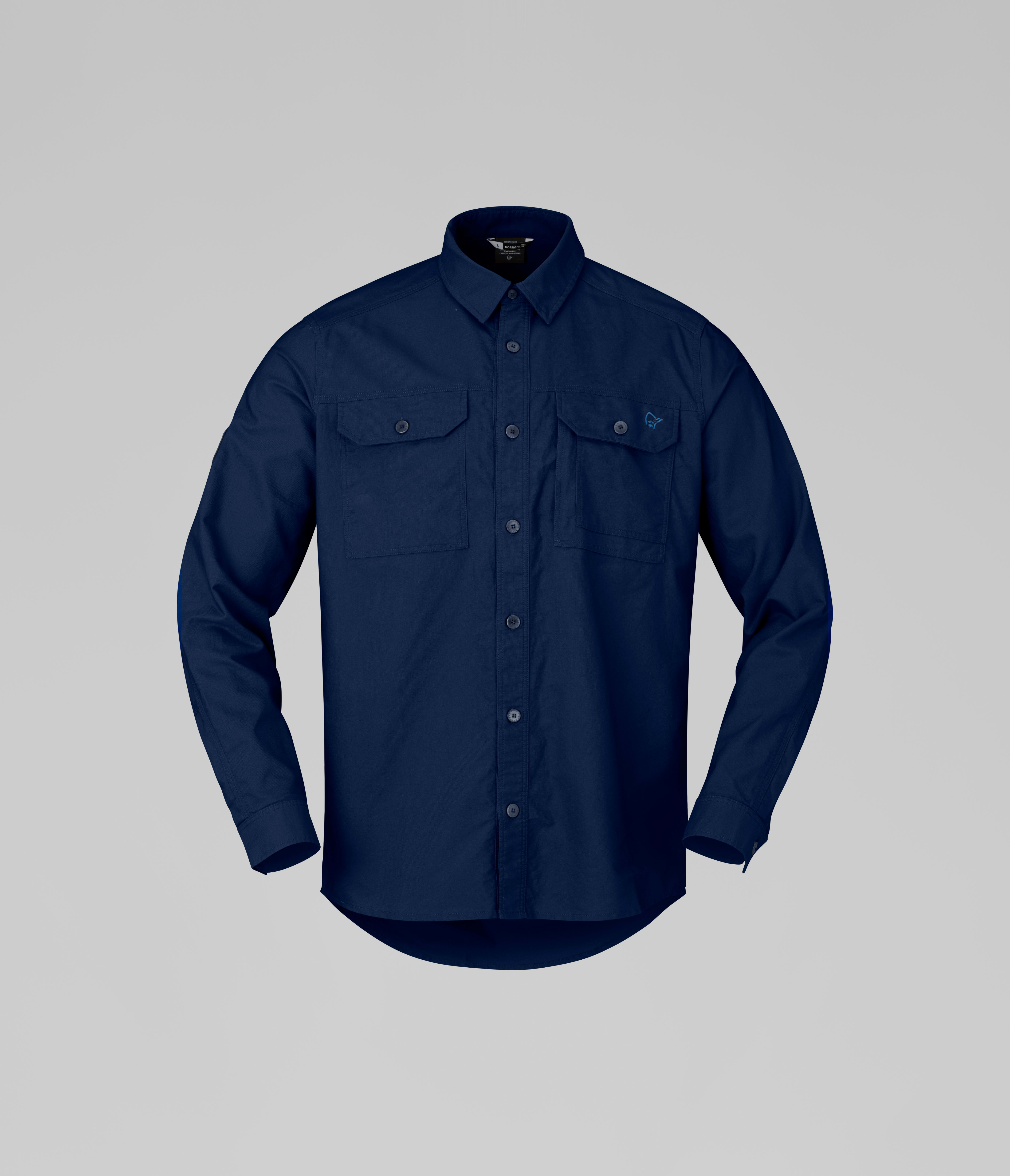 Packshot front image of femund cotton Shirt Navy Blazer
