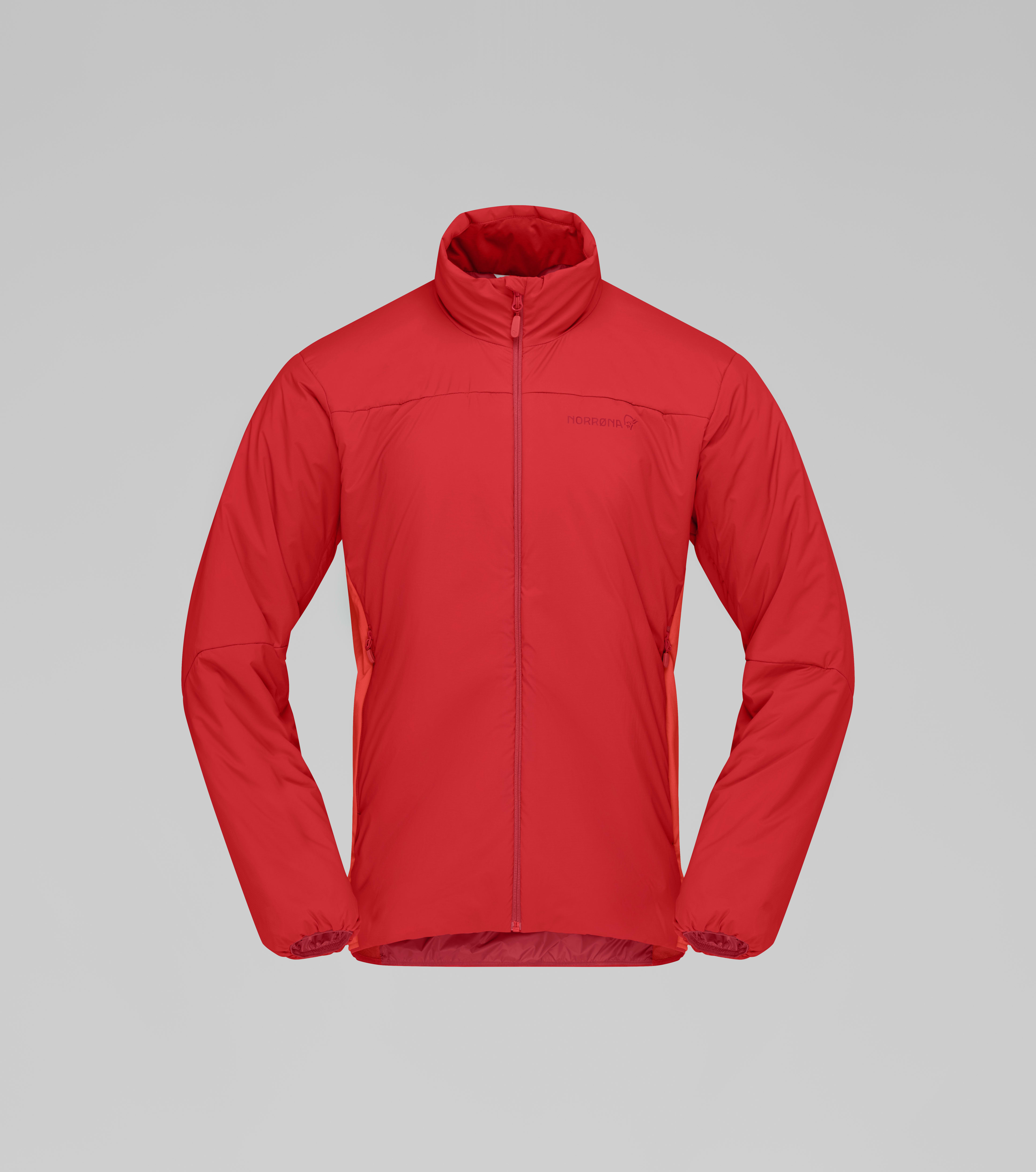 Packshot front image of femund thermo60 Jacket Fiery Red