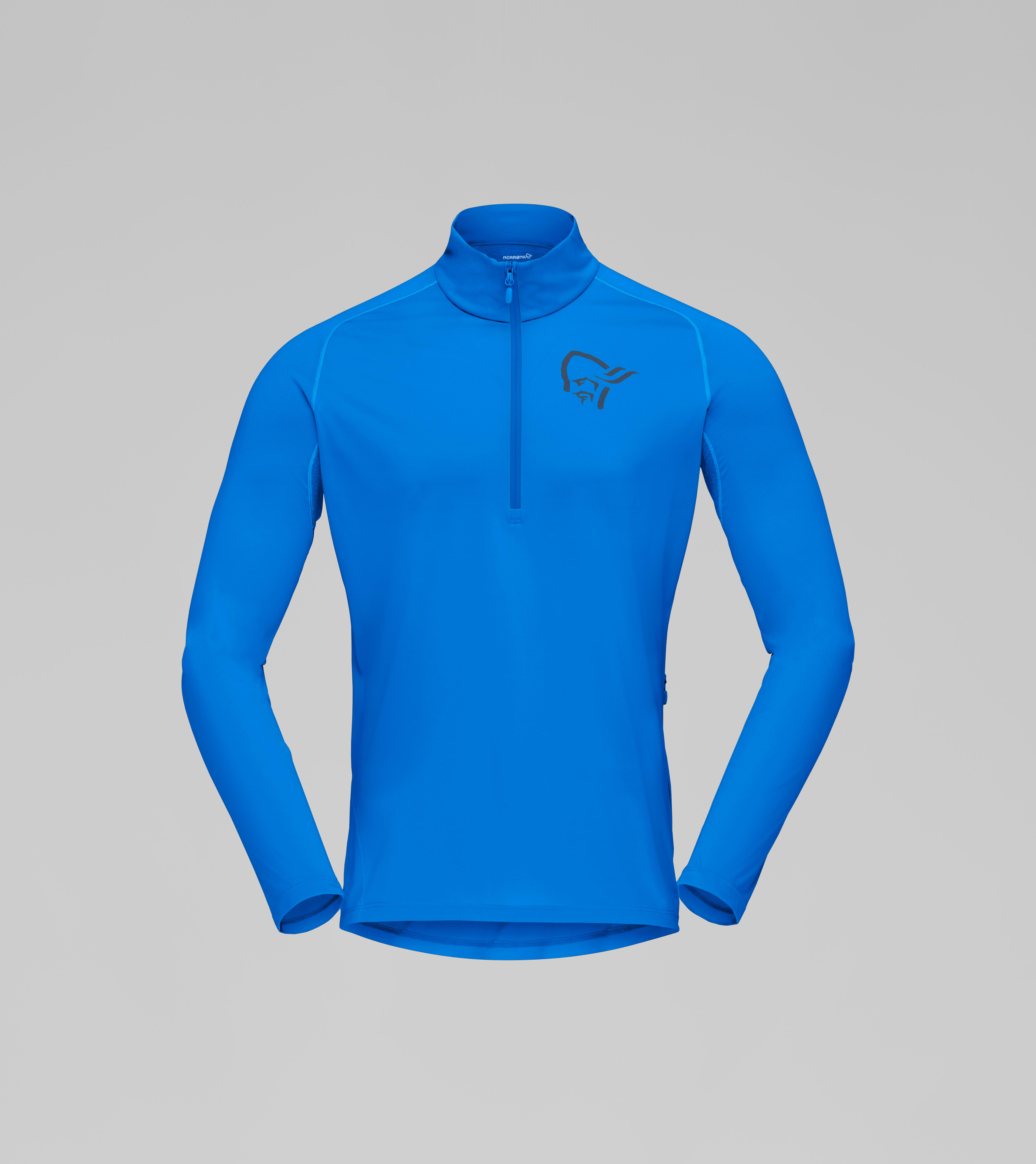 Packshot front image of fjora equaliser Zip Neck Skydiver