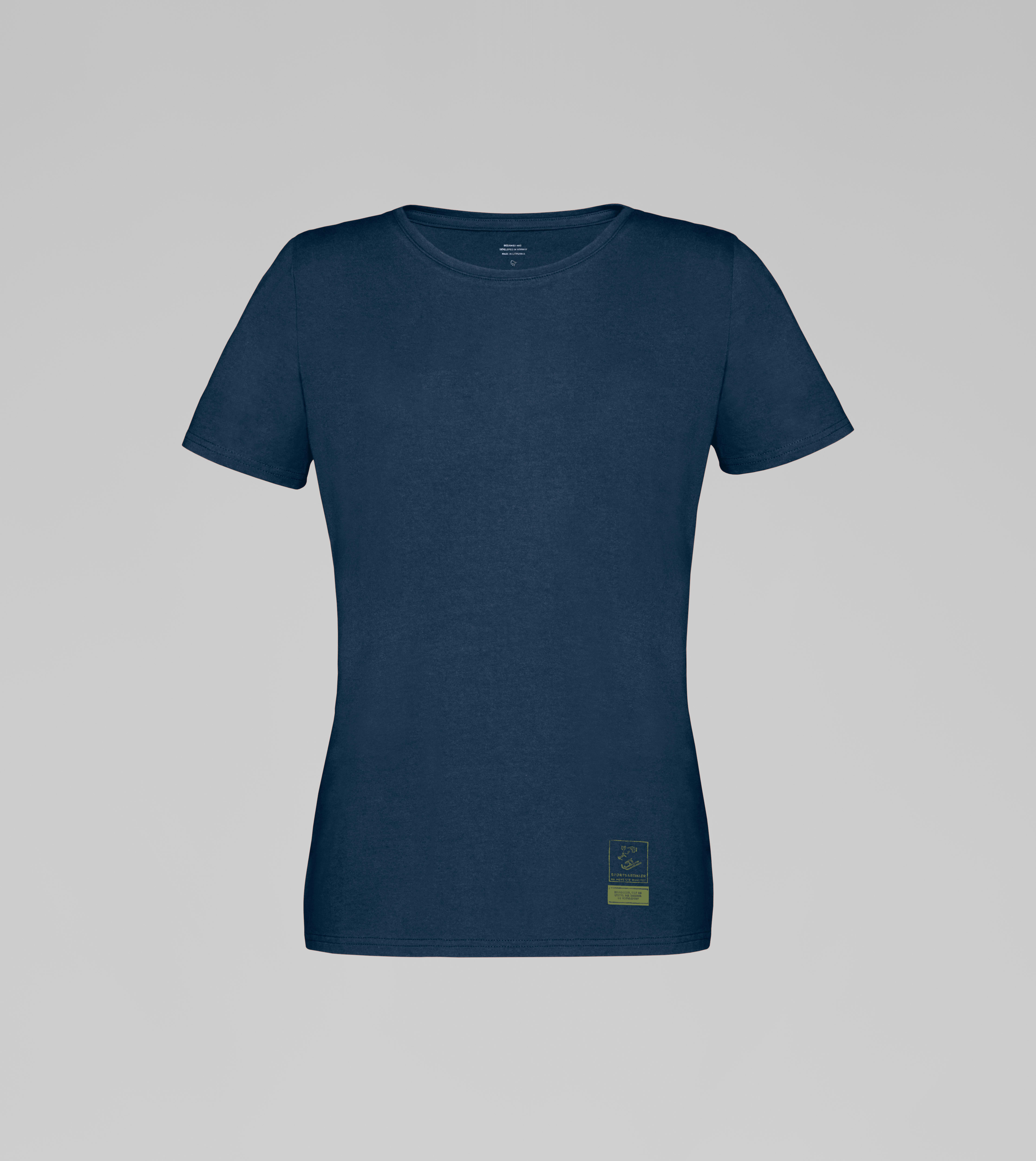 Packshot front image of 29 cotton stamp T-Shirt Indigo Night/Elmwood