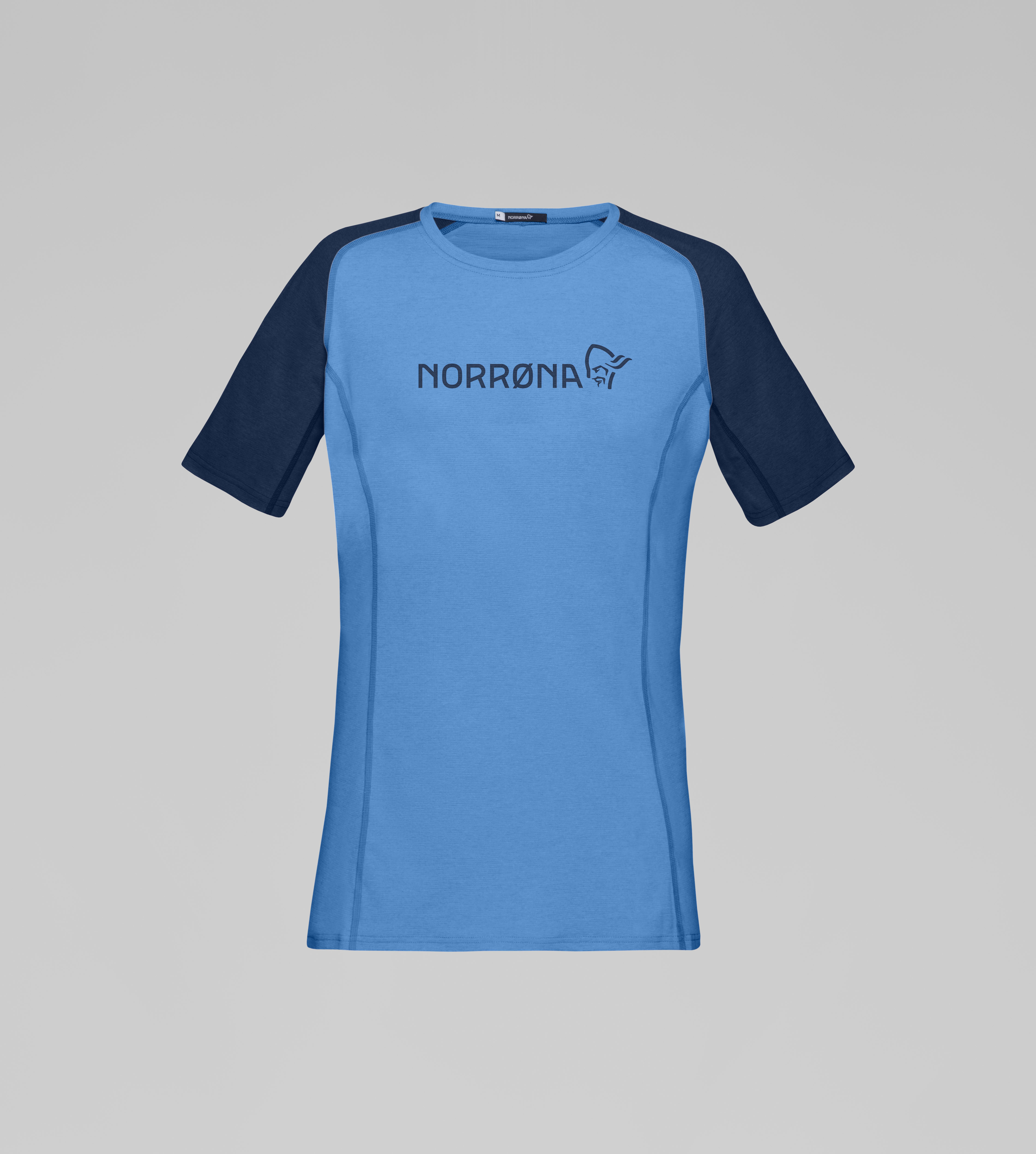 Packshot front image of fjora equaliser lightweight T-Shirt Indigo Night/Campanula
