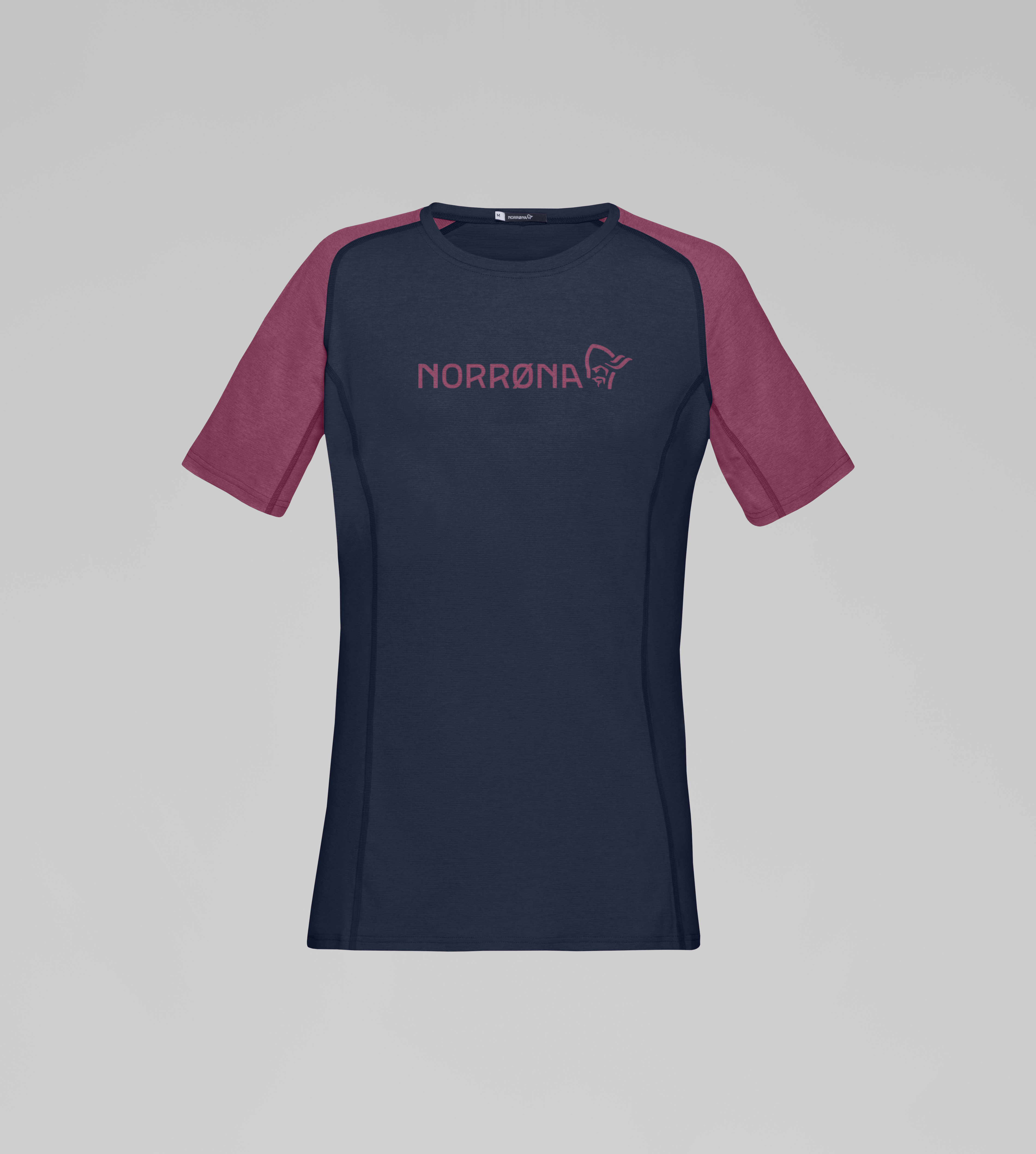 Packshot front image of fjora equaliser lightweight T-Shirt Violet Quartz/Indigo Night